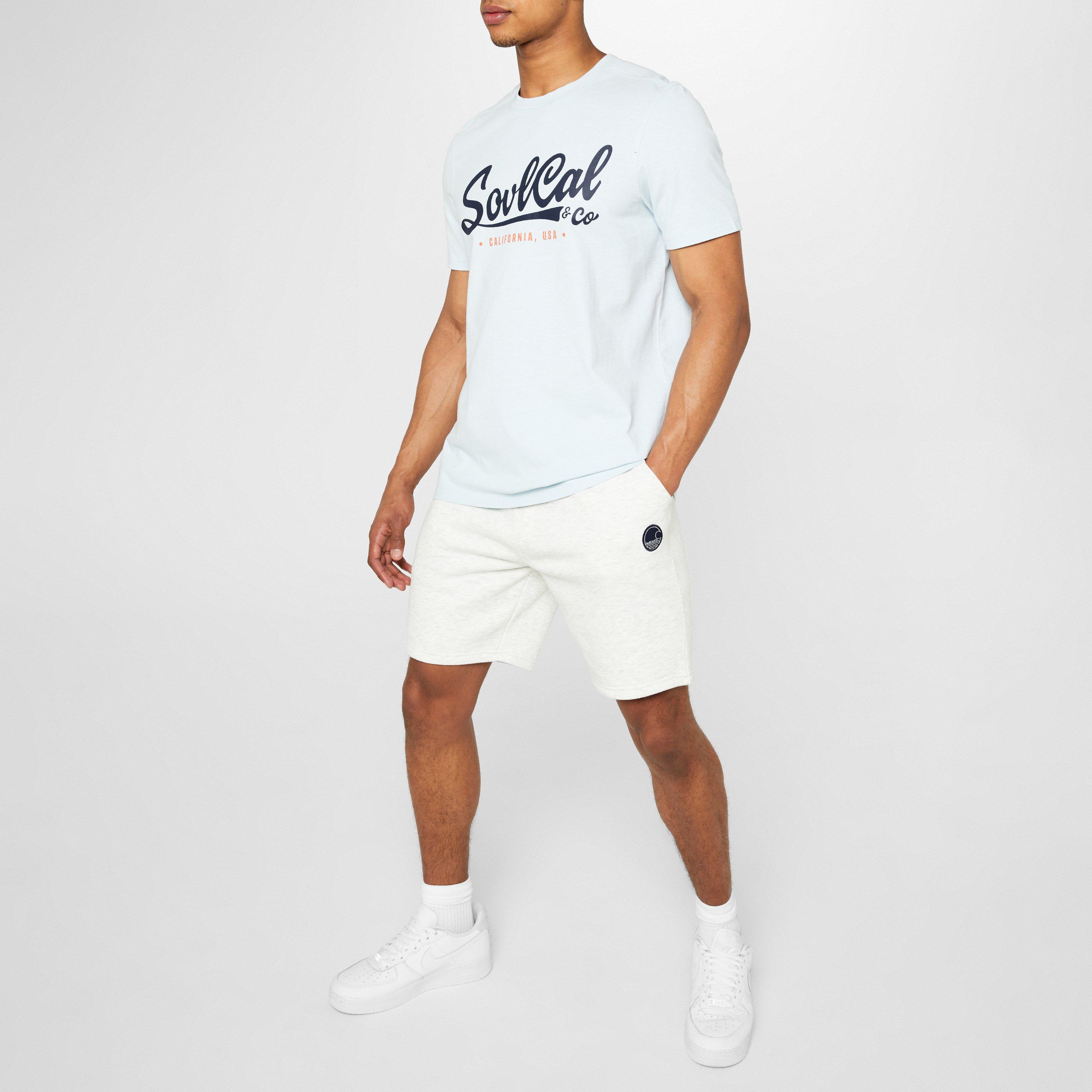 Sky Marl - SoulCal - Large Logo T Shirt Mens - 2