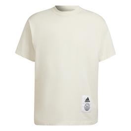 adidas Stribet t-shirt med kravekant