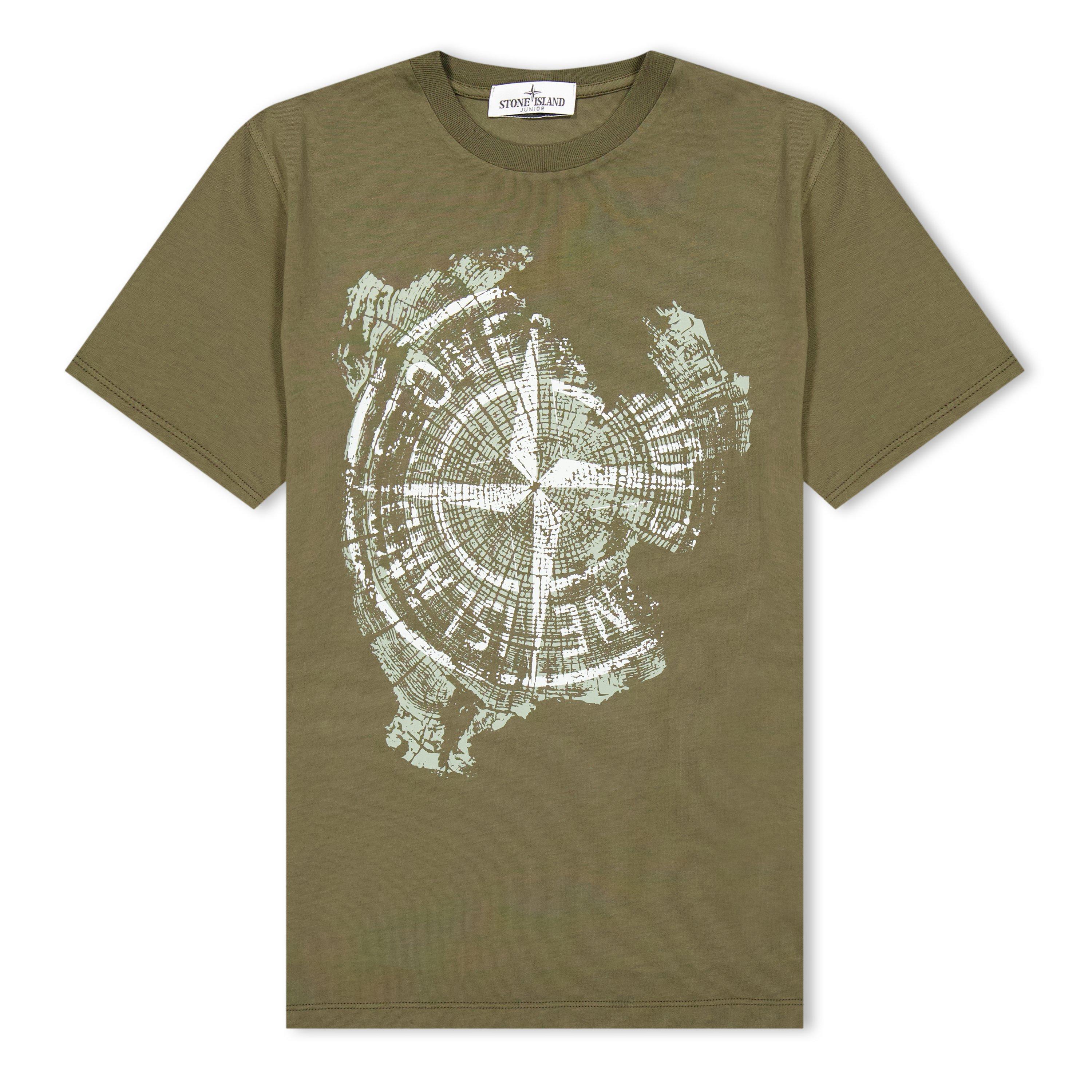 Boys' Compass Print Cotton T-Shirt