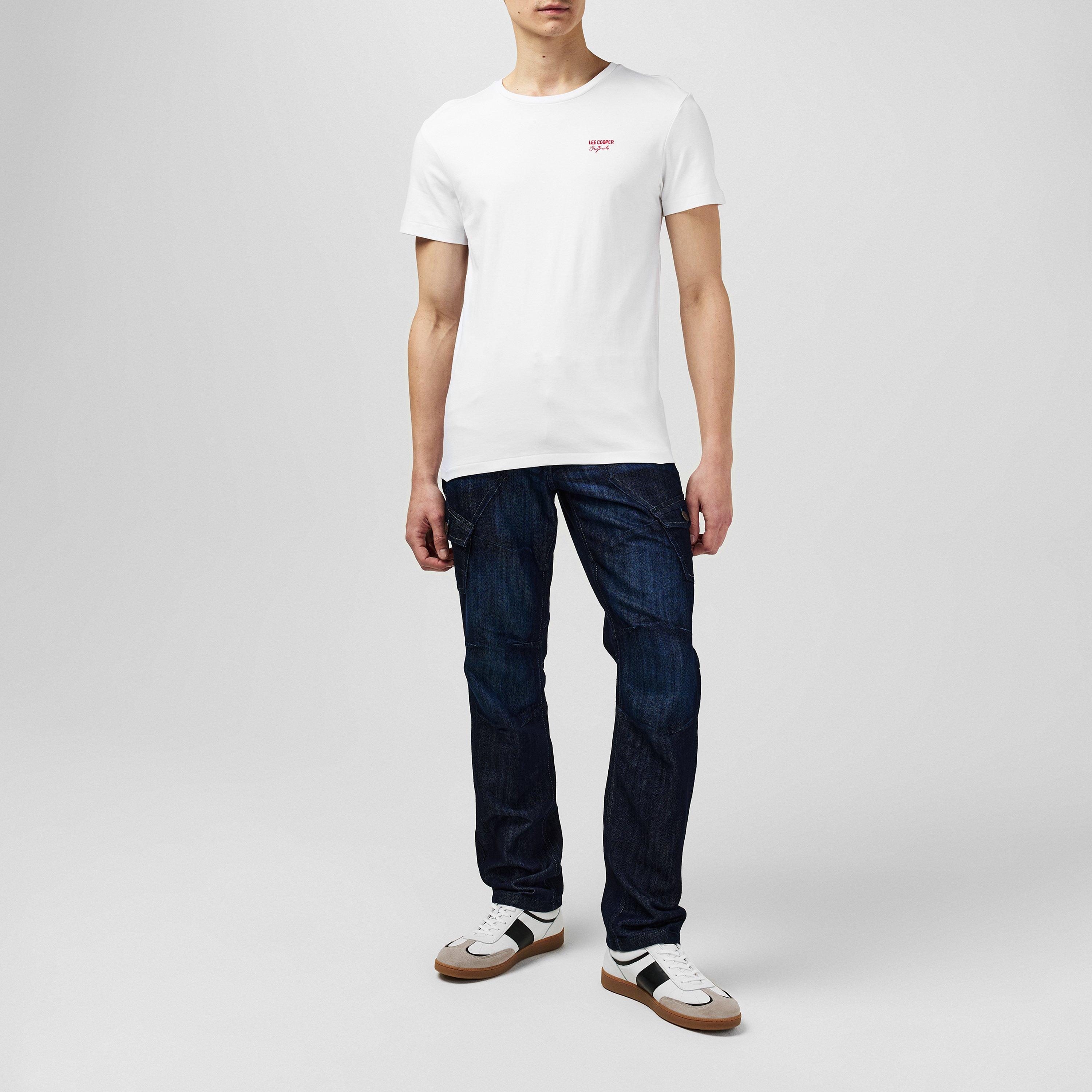 White - Lee Cooper - T-Shirt - 4