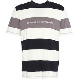 Barbour International Motor Hoop T Shirt