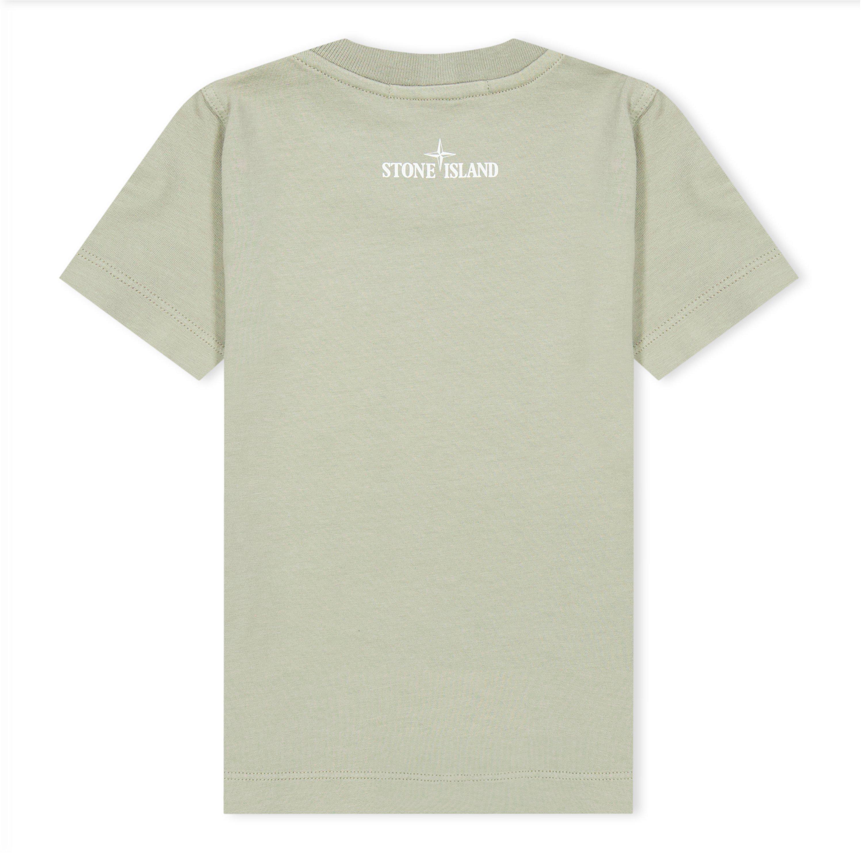 Fango V0068 - Stone Island - Boys' Compass Print Cotton T-Shirt - 2