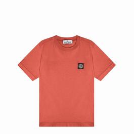 Stone Island Badge Logo T Shirt Junior