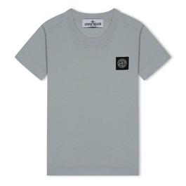 Stone Island Badge Logo T Shirt Junior