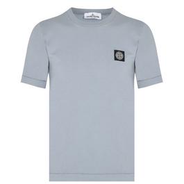 Stone Island Badge Logo T Shirt Junior