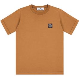 Stone Island Badge Logo T Shirt Junior