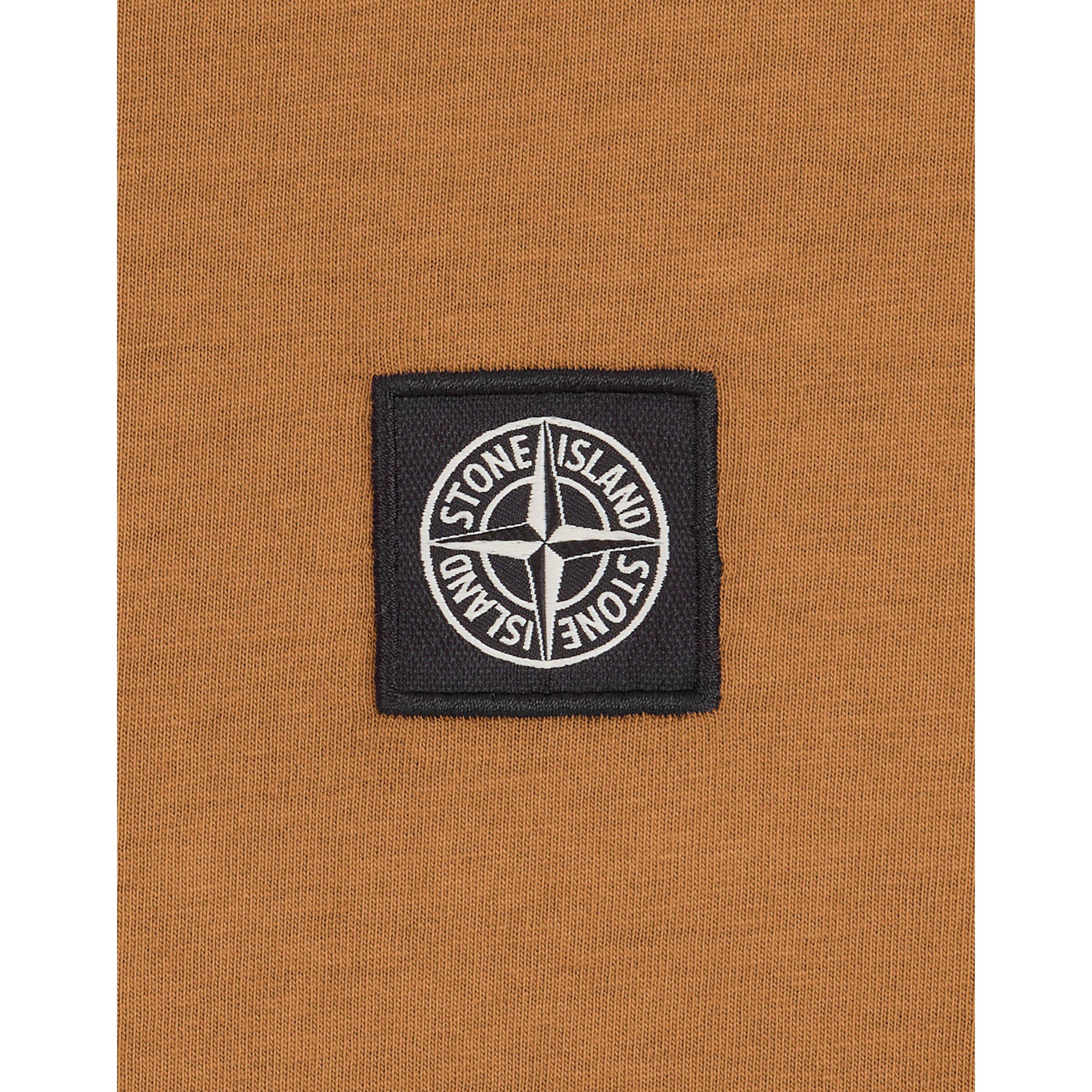 Aranco V0032 - Stone Island - Boys' Plain Cotton Badge Logo T-Shirt - 4