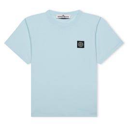 Stone Island Badge Logo T Shirt Junior