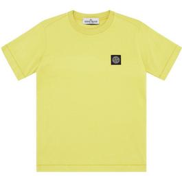 Stone Island BoysPlain Cotton Badge Logo T Shirt