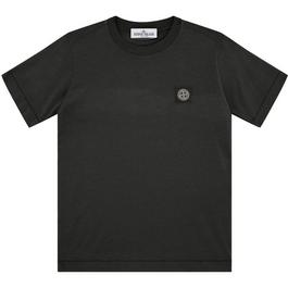 Stone Island Badge Logo T Shirt Junior