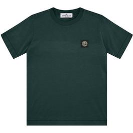 Stone Island Badge Logo T Shirt Junior