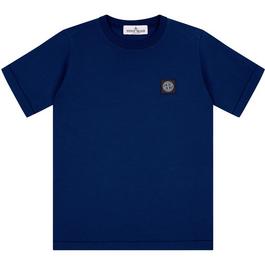 Stone Island Badge Logo T Shirt Junior