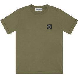 Stone Island Badge Logo T Shirt Junior