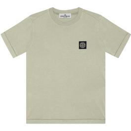 Stone Island Badge Logo T Shirt Junior