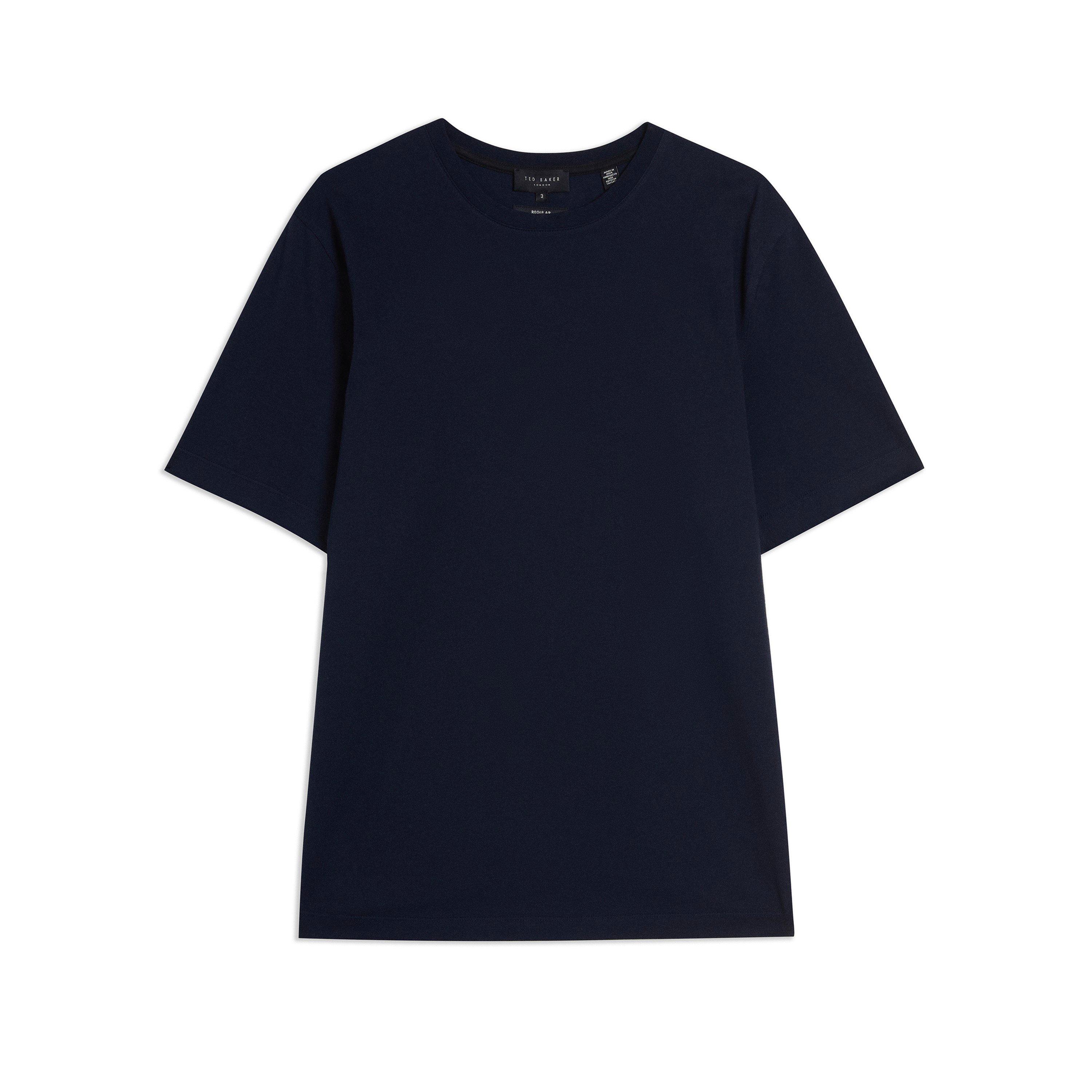 T-shirt Ted Baker Homme, Taille M (3), Bleu, Manches Courtes, Très Bon état