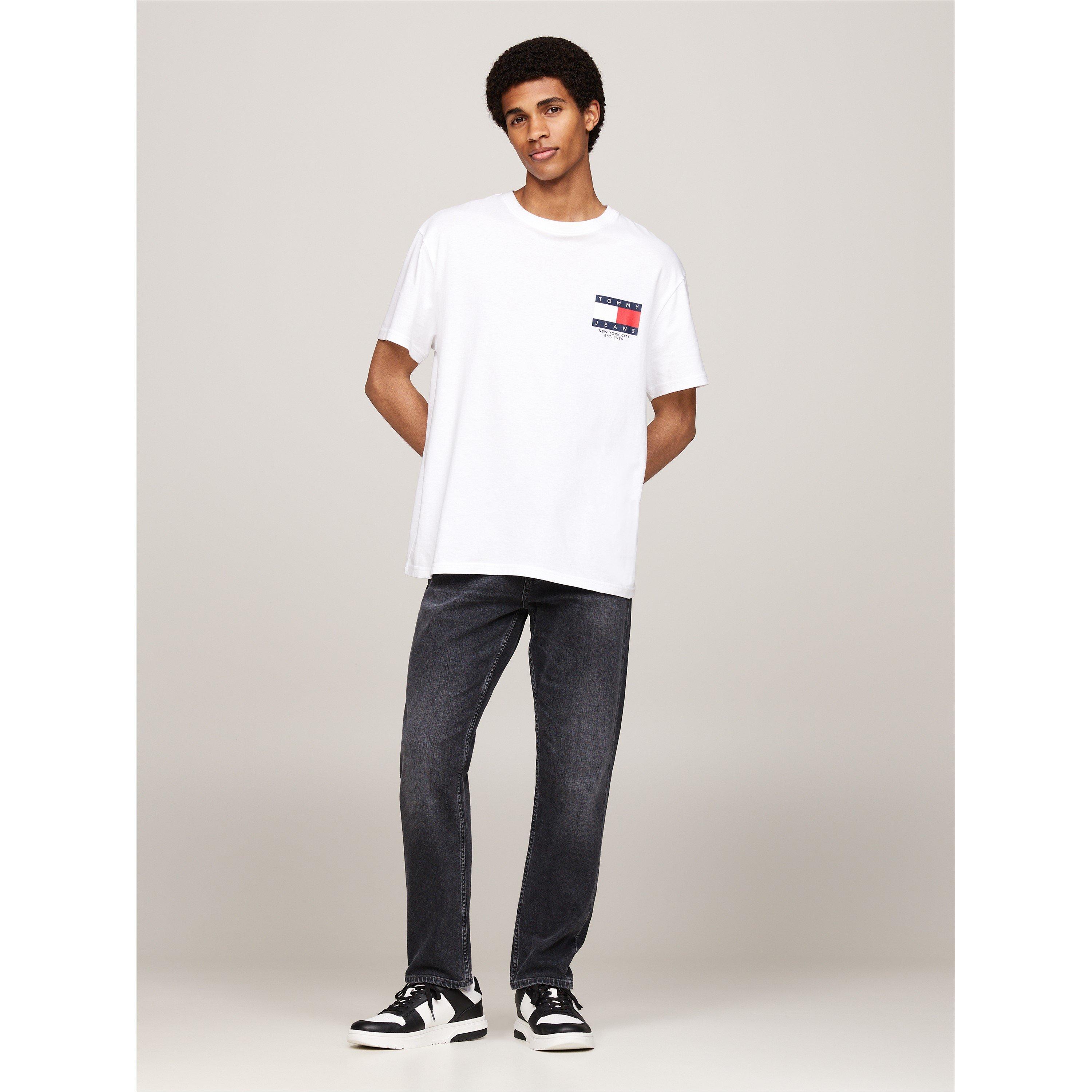 Branco - Tommy Jeans - Tommy Jeans Tjm Reg Rwb Sig Flag Tee Ext - 3