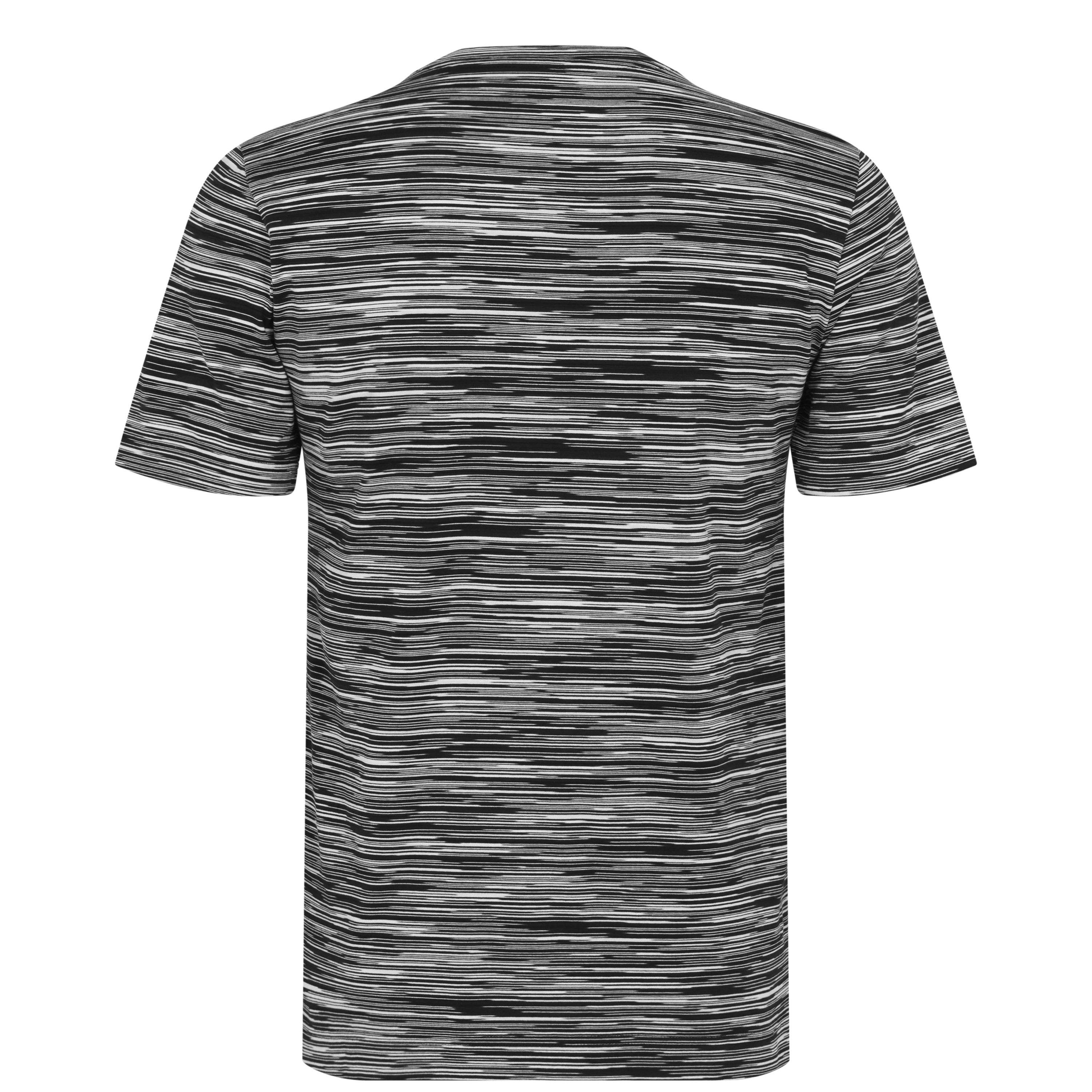 Blck/Wht F901B - Missoni - Broken Stripe T Shirt - 7