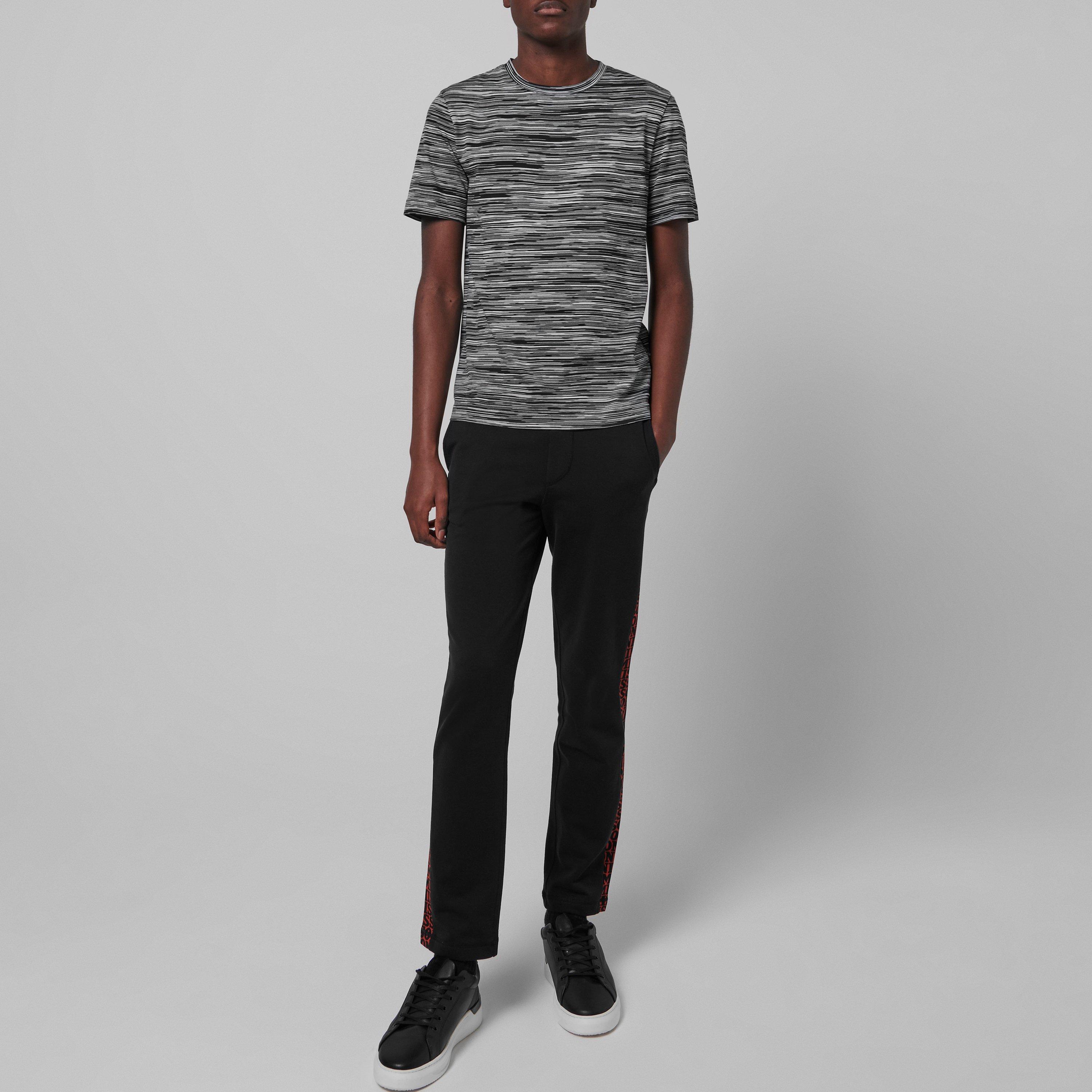 Blck/Wht F901B - Missoni - Broken Stripe T Shirt - 3