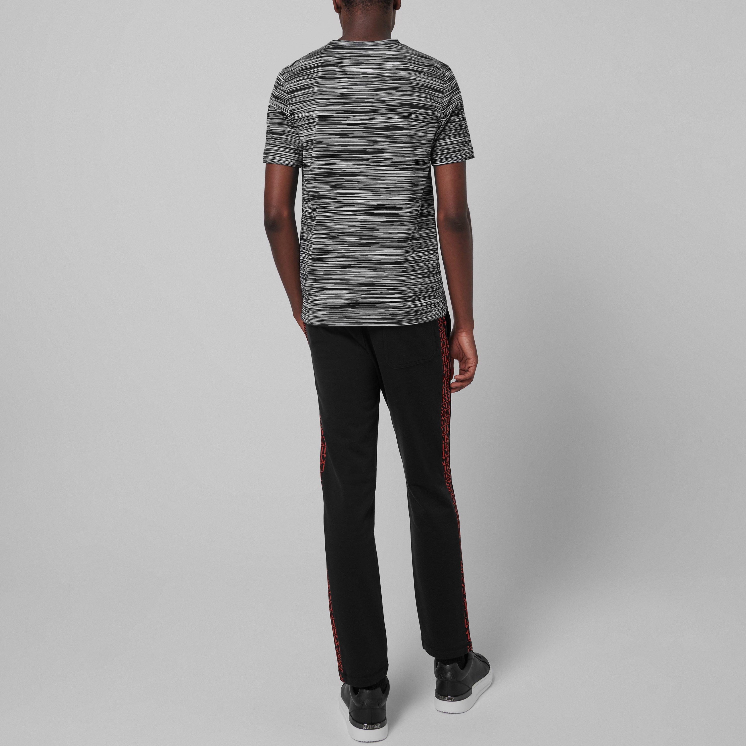 Blck/Wht F901B - Missoni - Broken Stripe T Shirt - 4