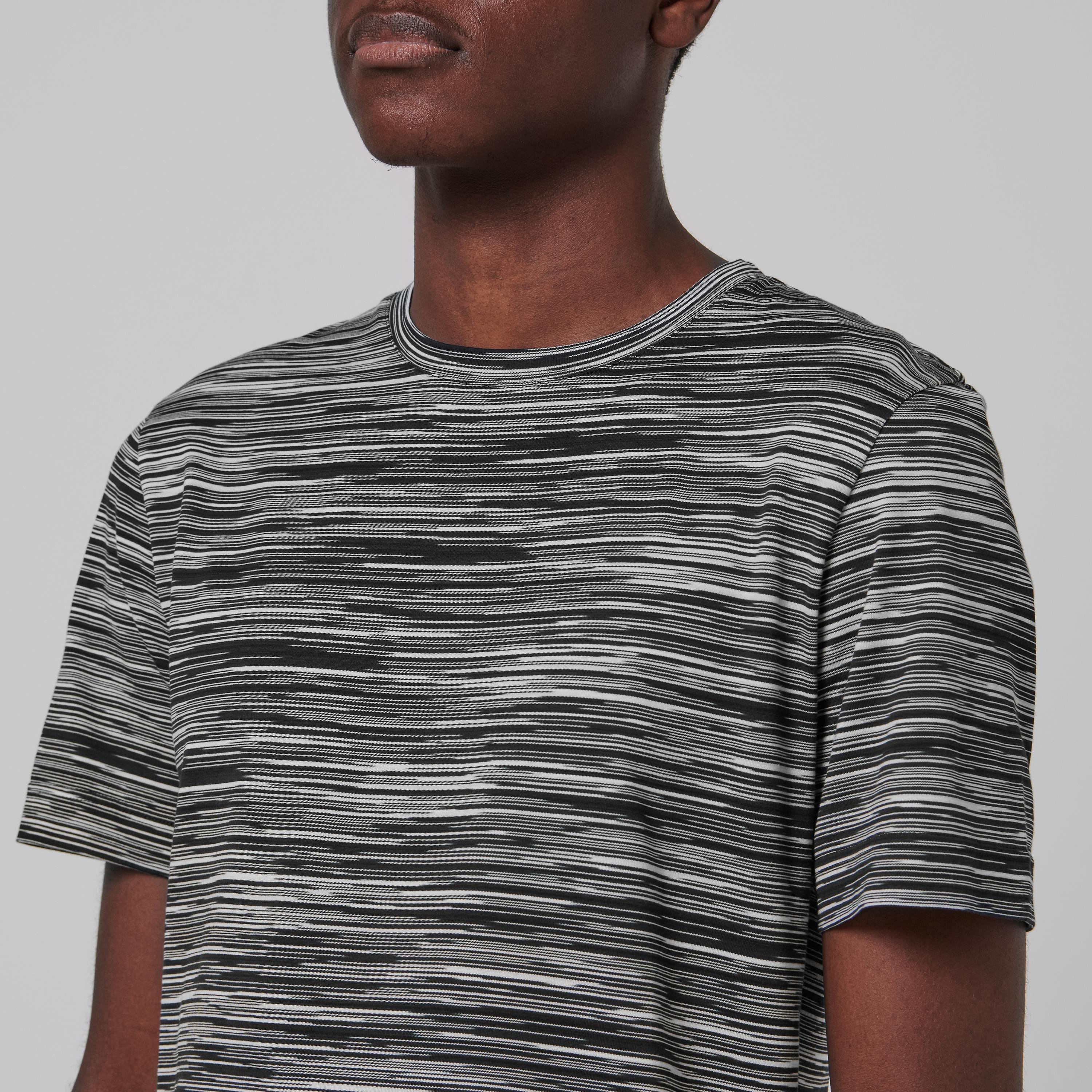 Blck/Wht F901B - Missoni - Broken Stripe T Shirt - 5