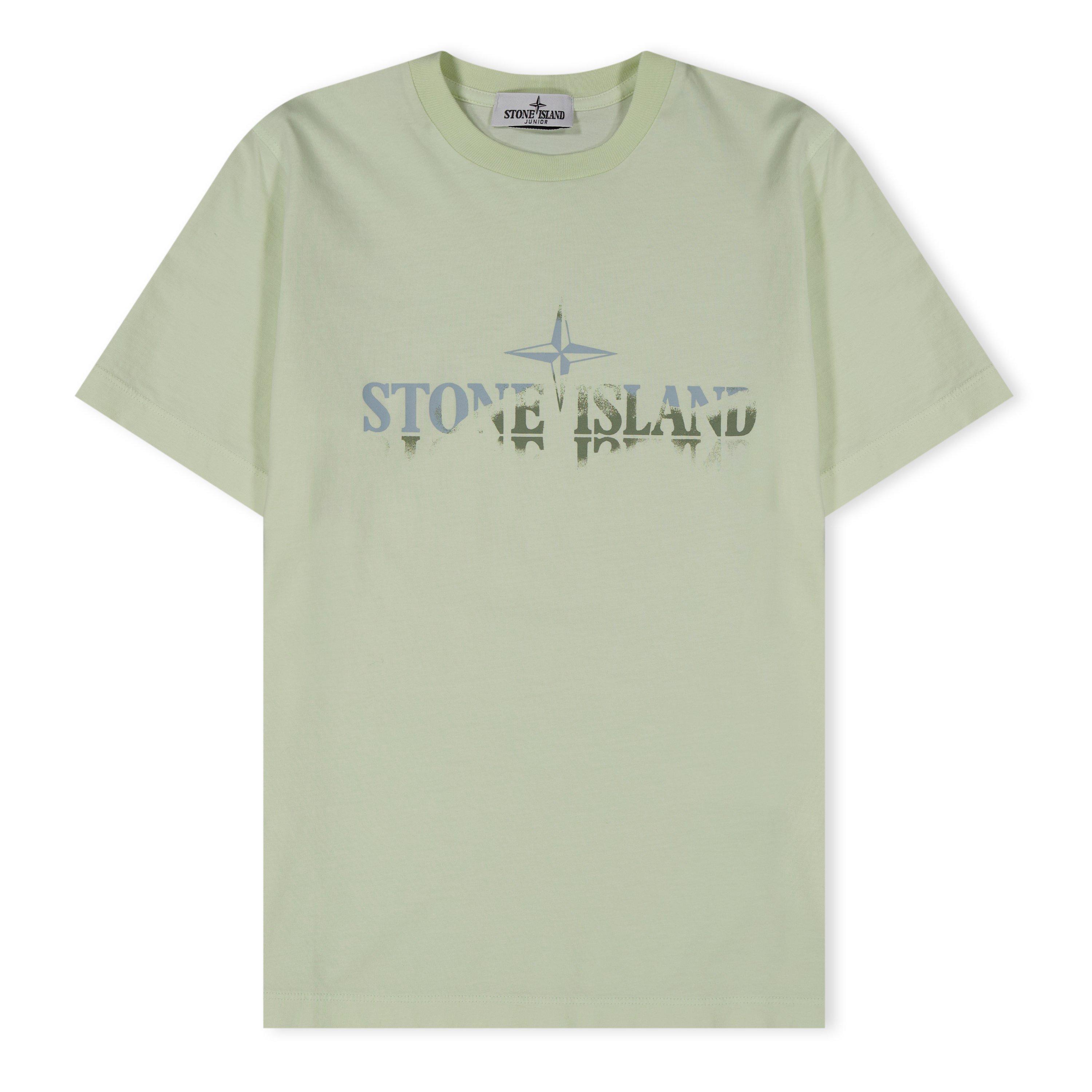 Stone Island Camo Two-Tone T-Shirt Juniors