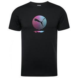 Puma Logo Graphic T-Shirt Mens