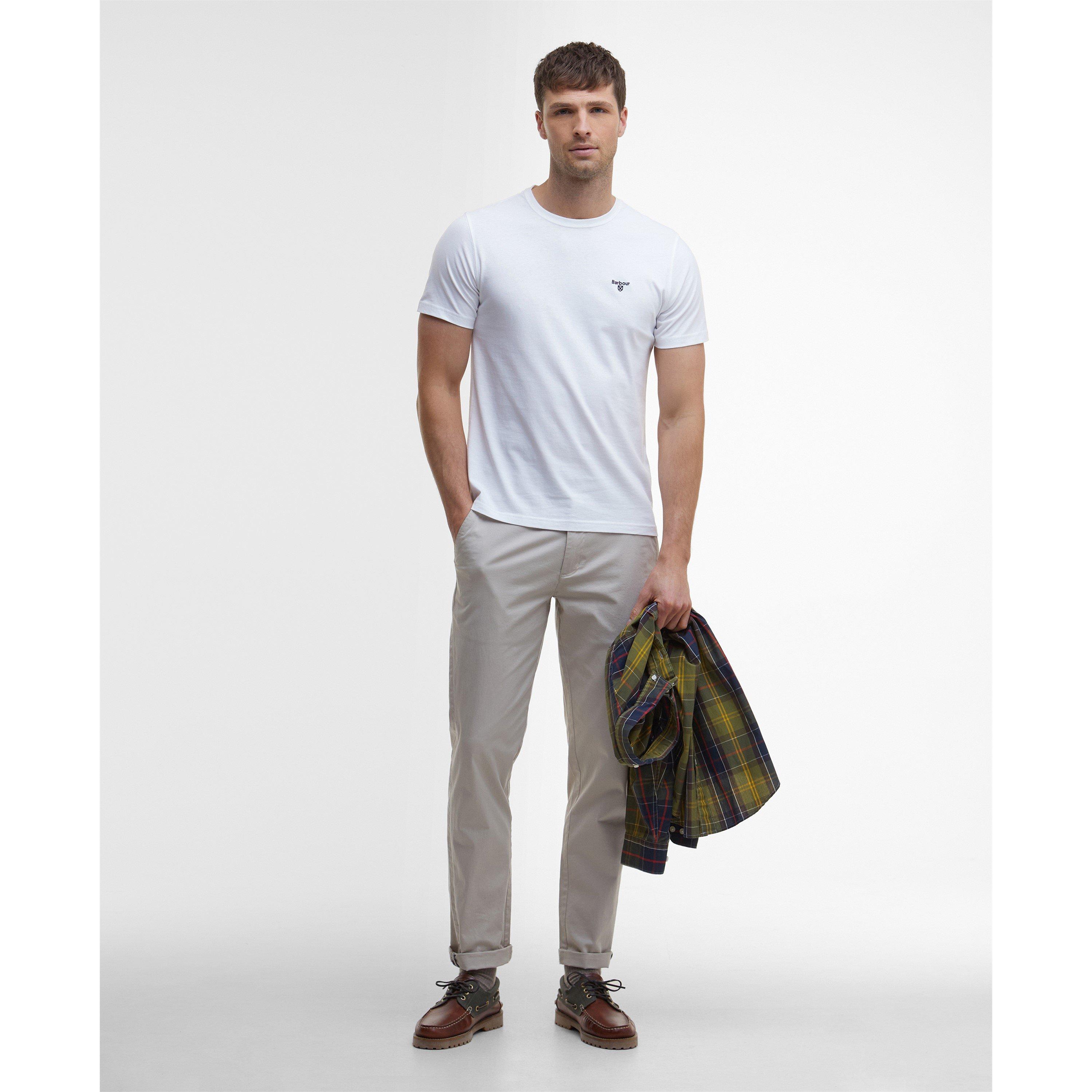 White WH11 - Barbour - Mens Essentials Sports T-Shirt - 7