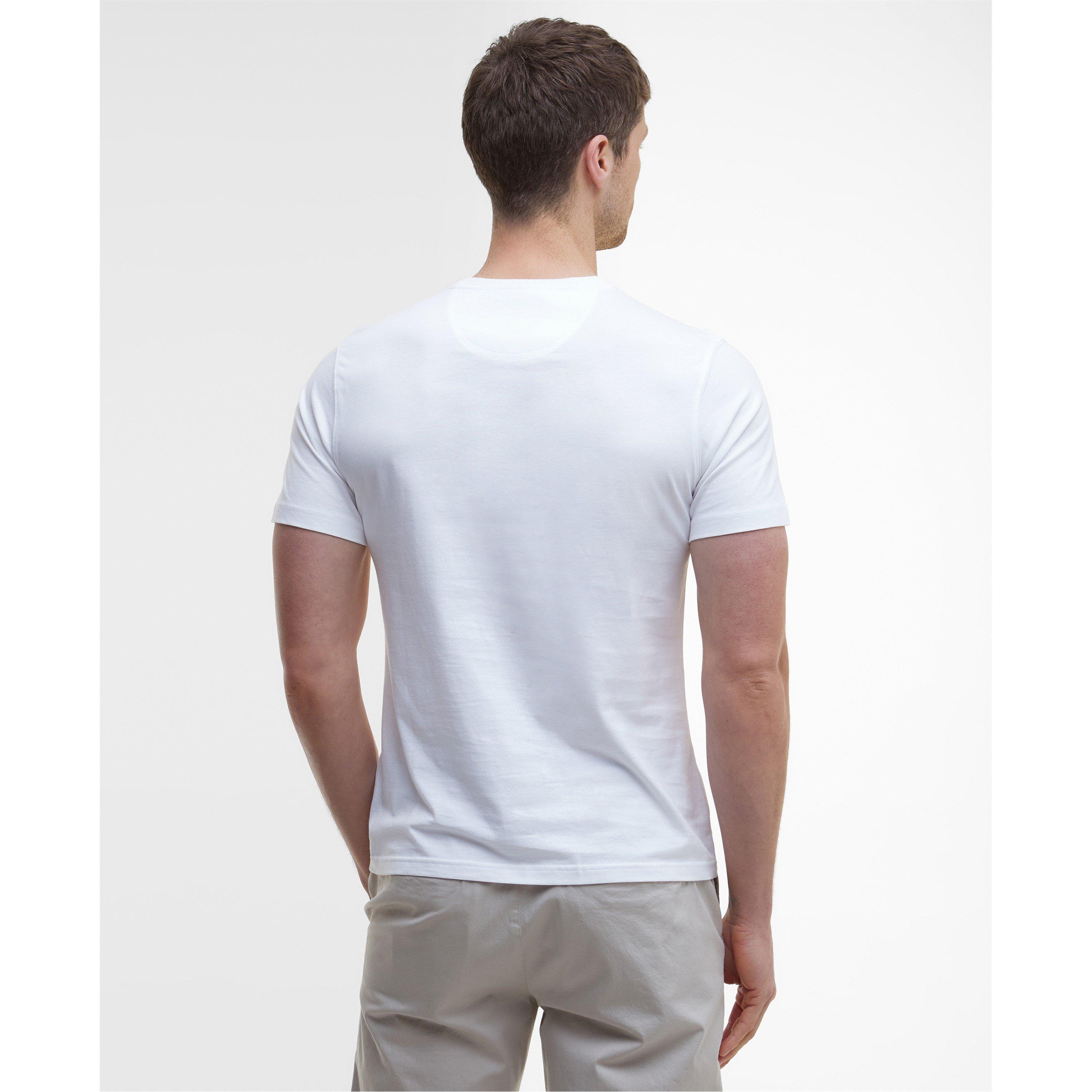 White WH11 - Barbour - Mens Essentials Sports T-Shirt - 3