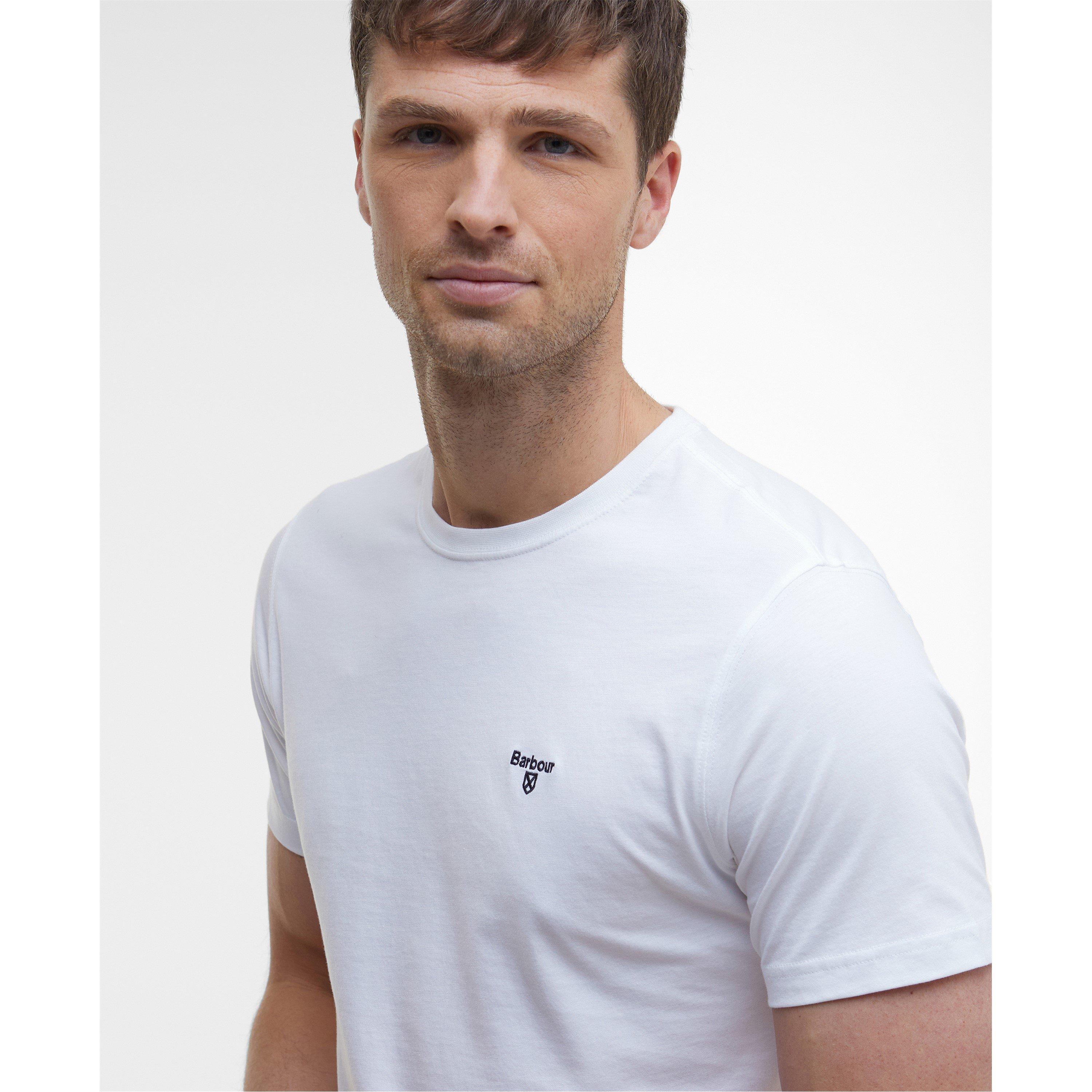 White WH11 - Barbour - Mens Essentials Sports T-Shirt - 4