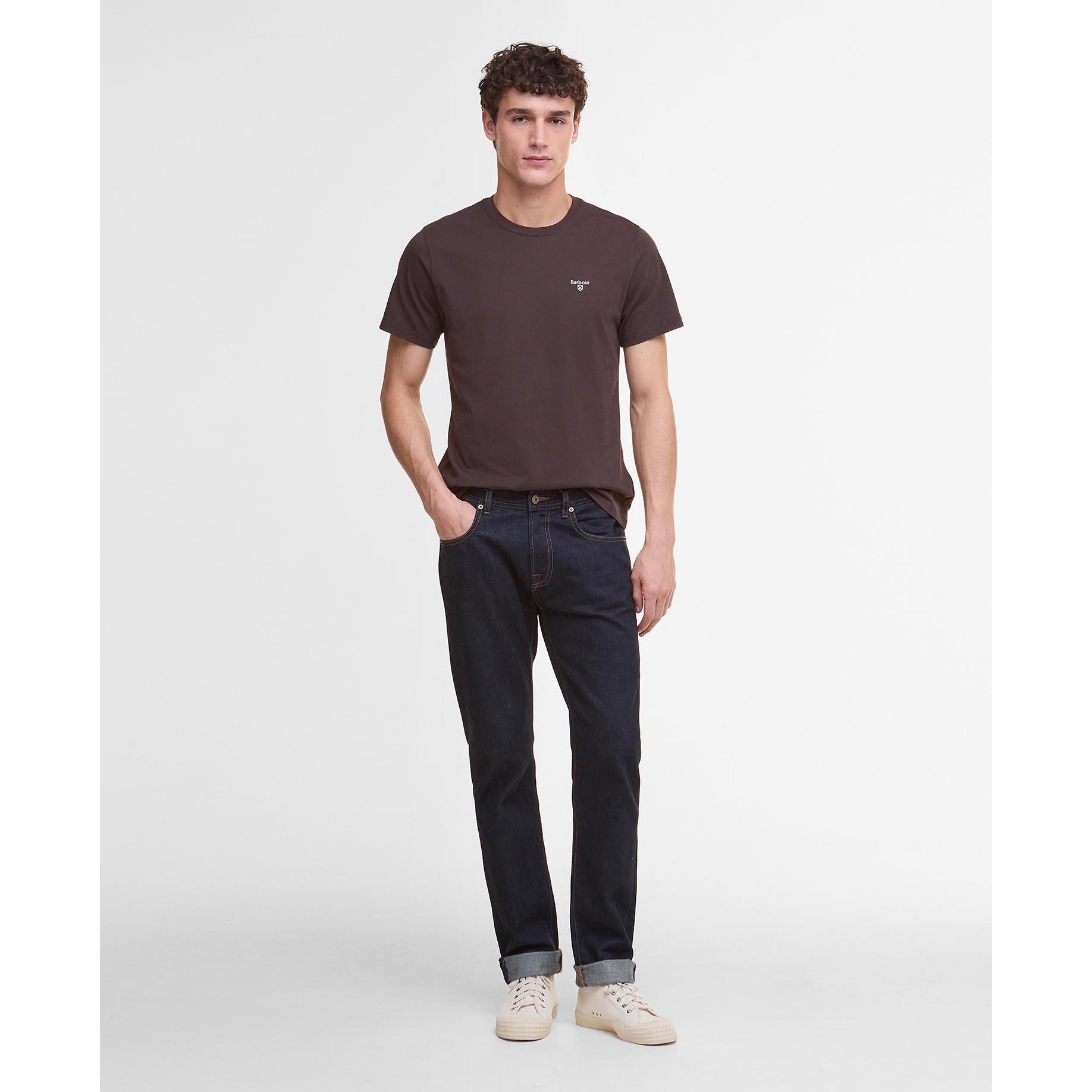 Dark Oak BR17 - Barbour - Mens Essentials Sports T-Shirt - 7