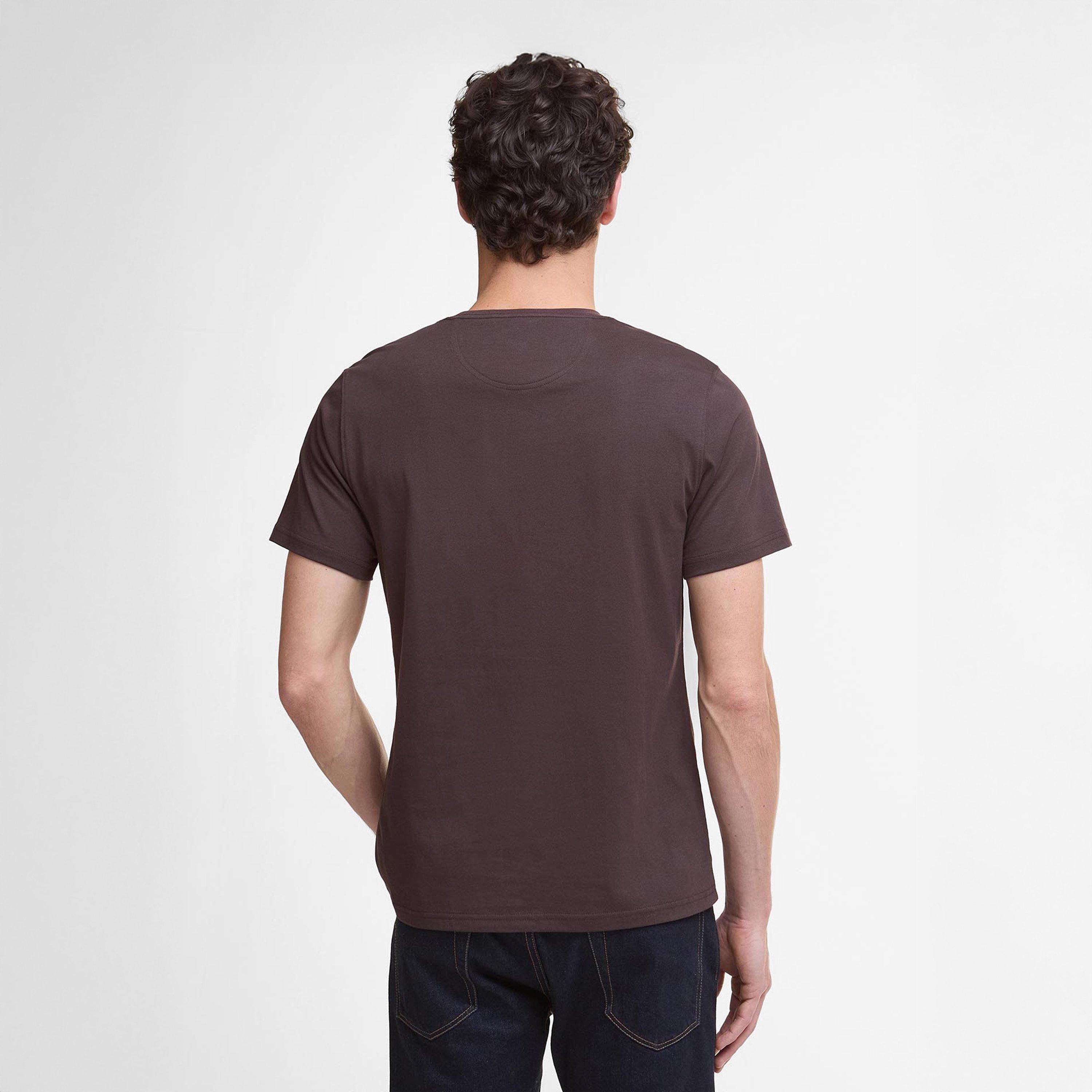 Dark Oak BR17 - Barbour - Mens Essentials Sports T-Shirt - 4