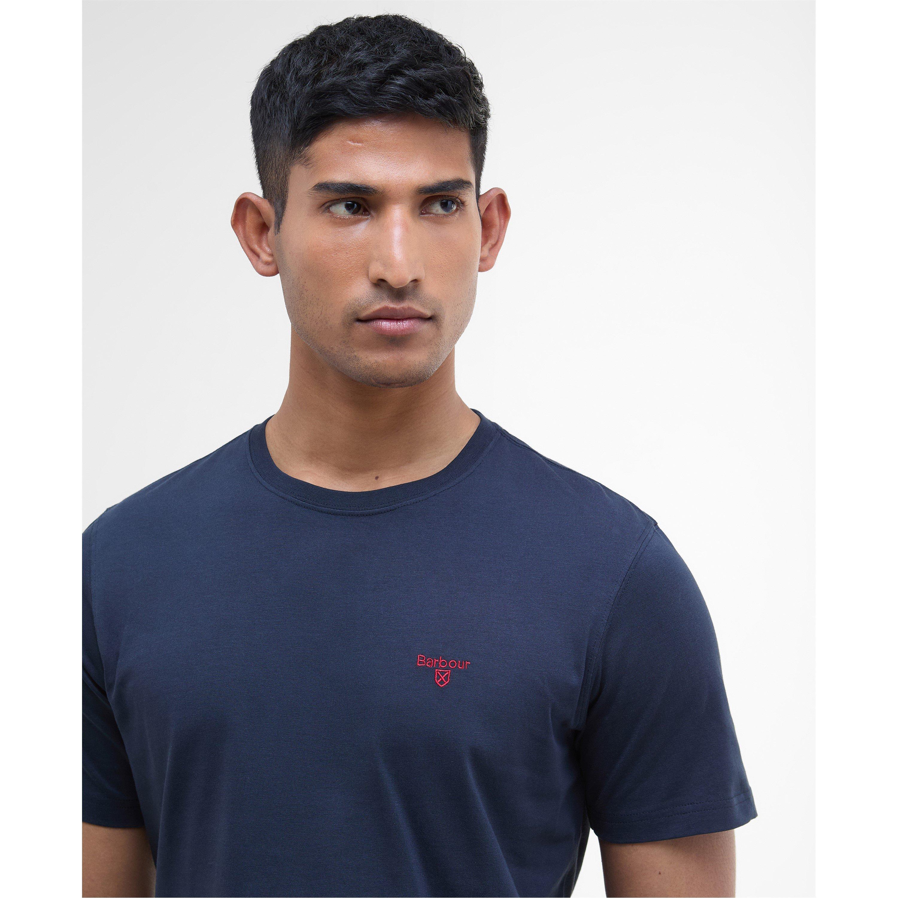 Navy NY91 - Barbour - Mens Essentials Sports T-Shirt - 4