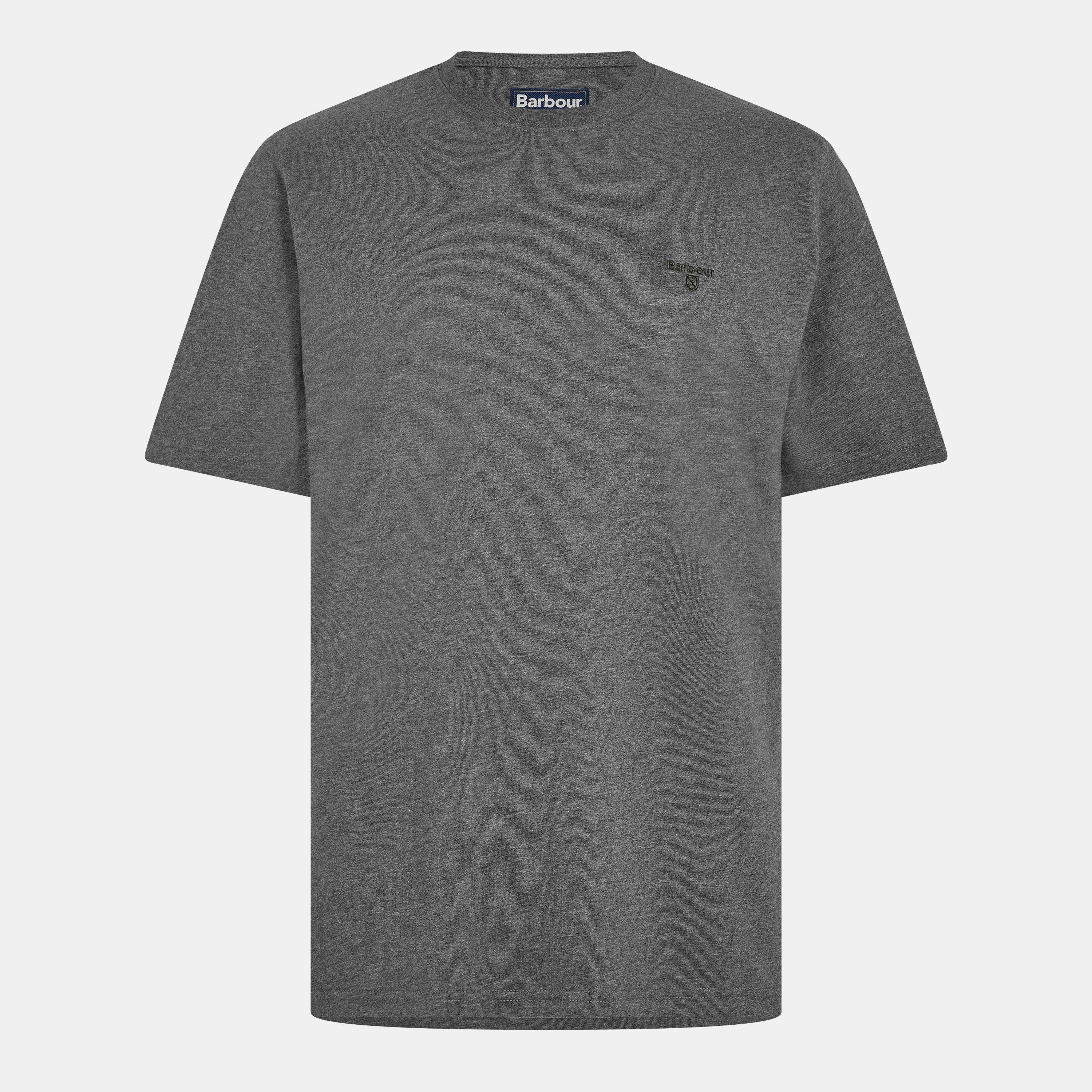 Tシャツ・カットソー BARBOUR Men T-shirt White MTS0670 WH11 Barbour Men's Logo T-Shirt - Whisper White | British Attire