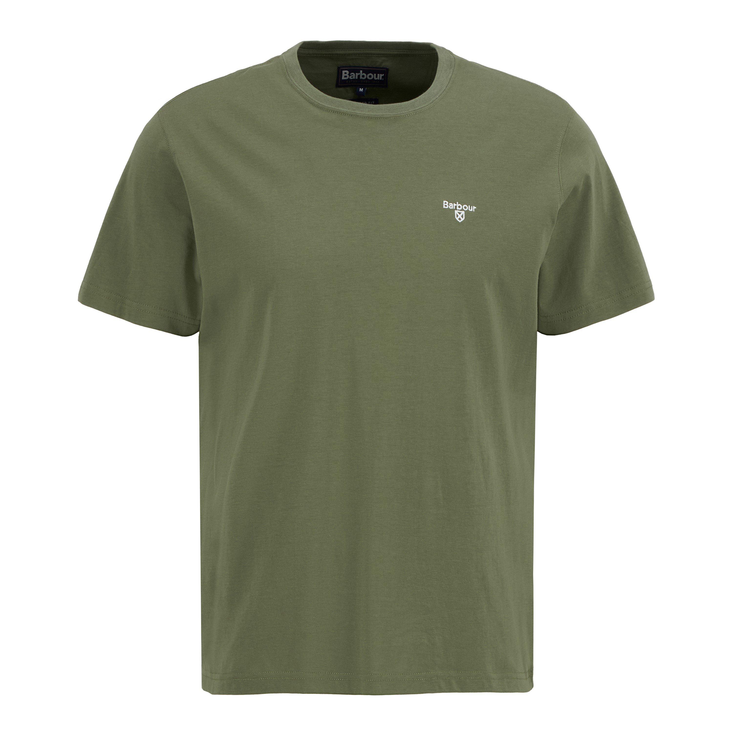Barbour Men's Essentials Sports T-Shirt - Olive Ol39 - XL