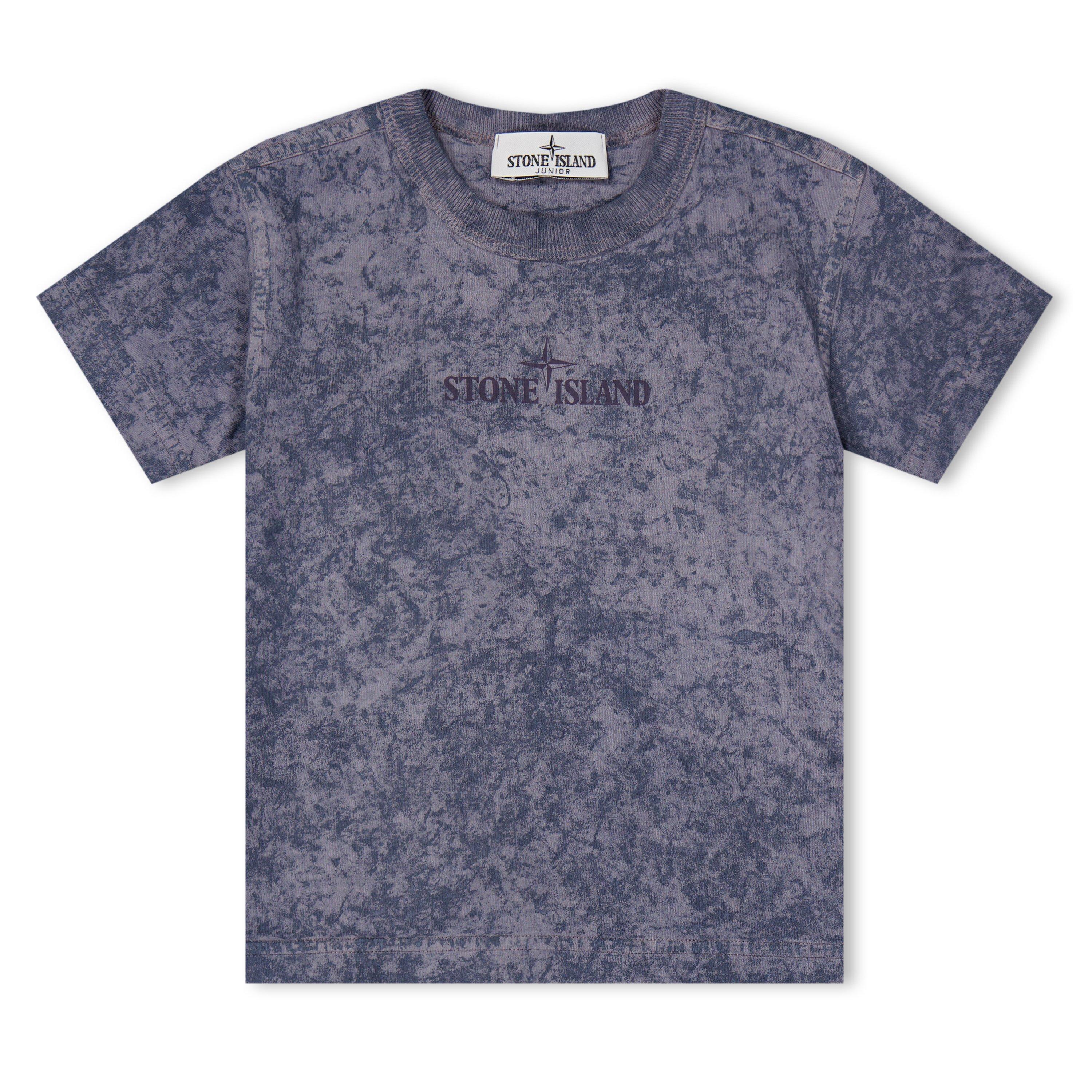 Navy V0020 - Stone Island - Dyed T-Shirt Juniors - 1