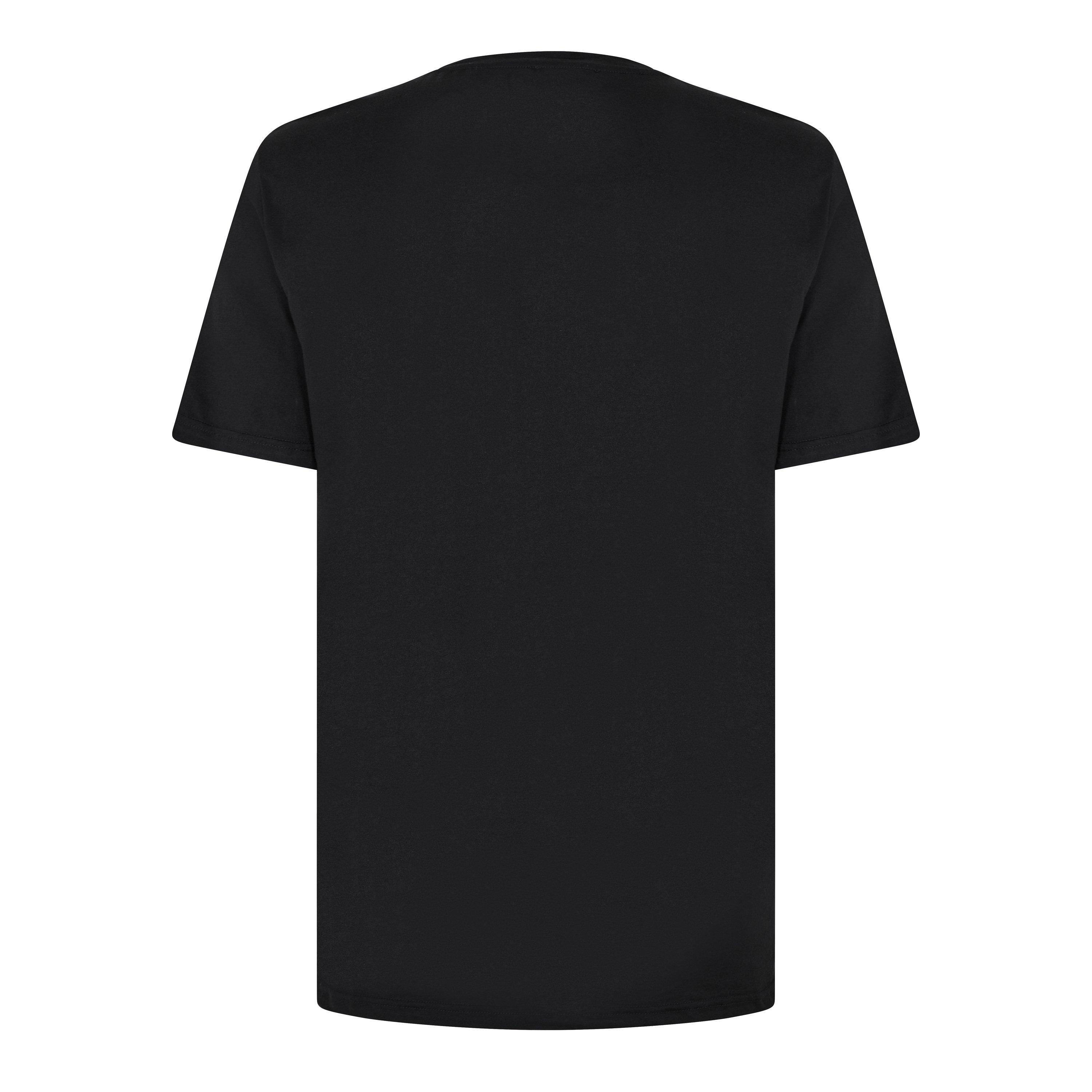 BLACK - Balmain - Men's Cotton Chest Logo T-Shirt - 2