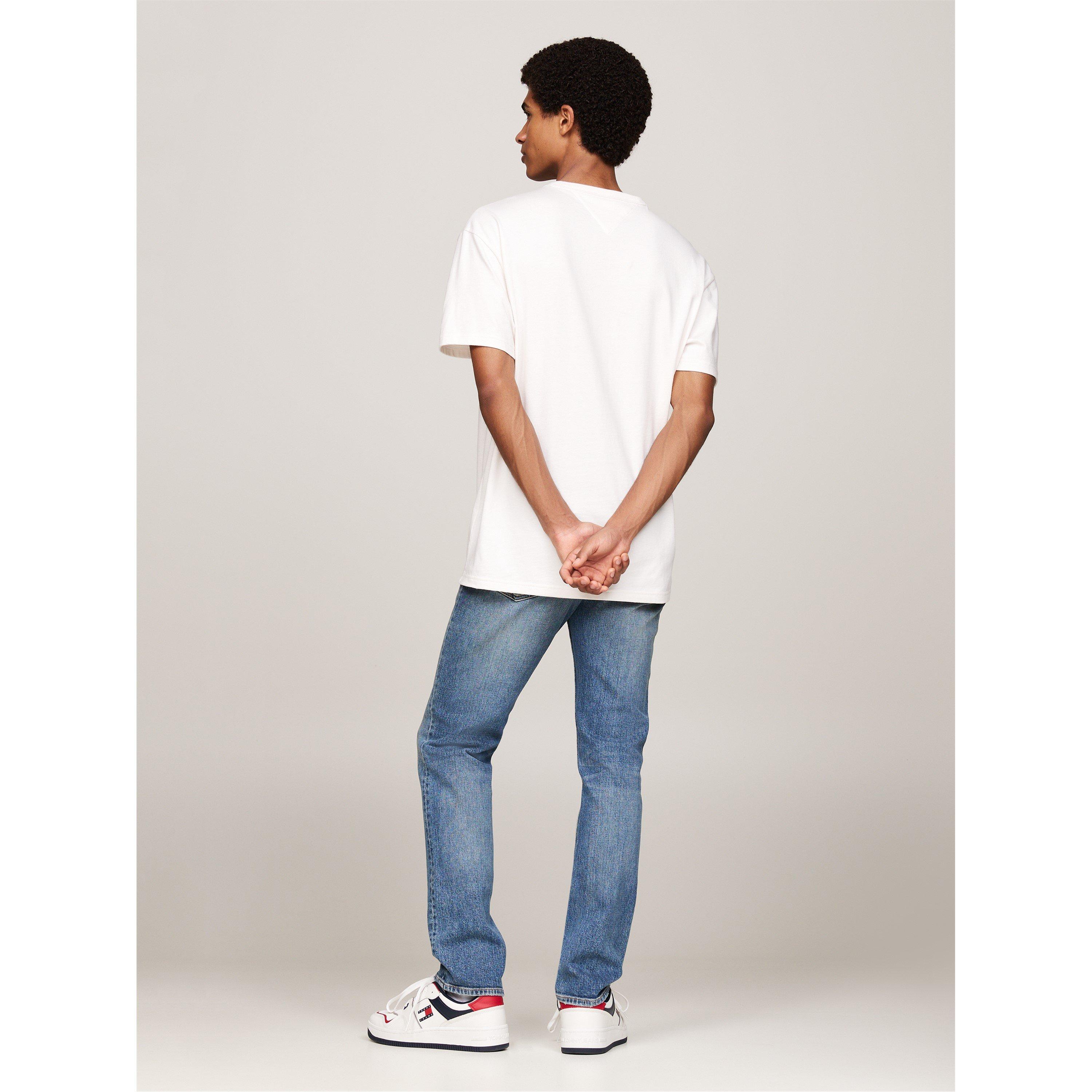 Branco Antigo - Tommy Jeans - Gold Crest T-Shirt - 4