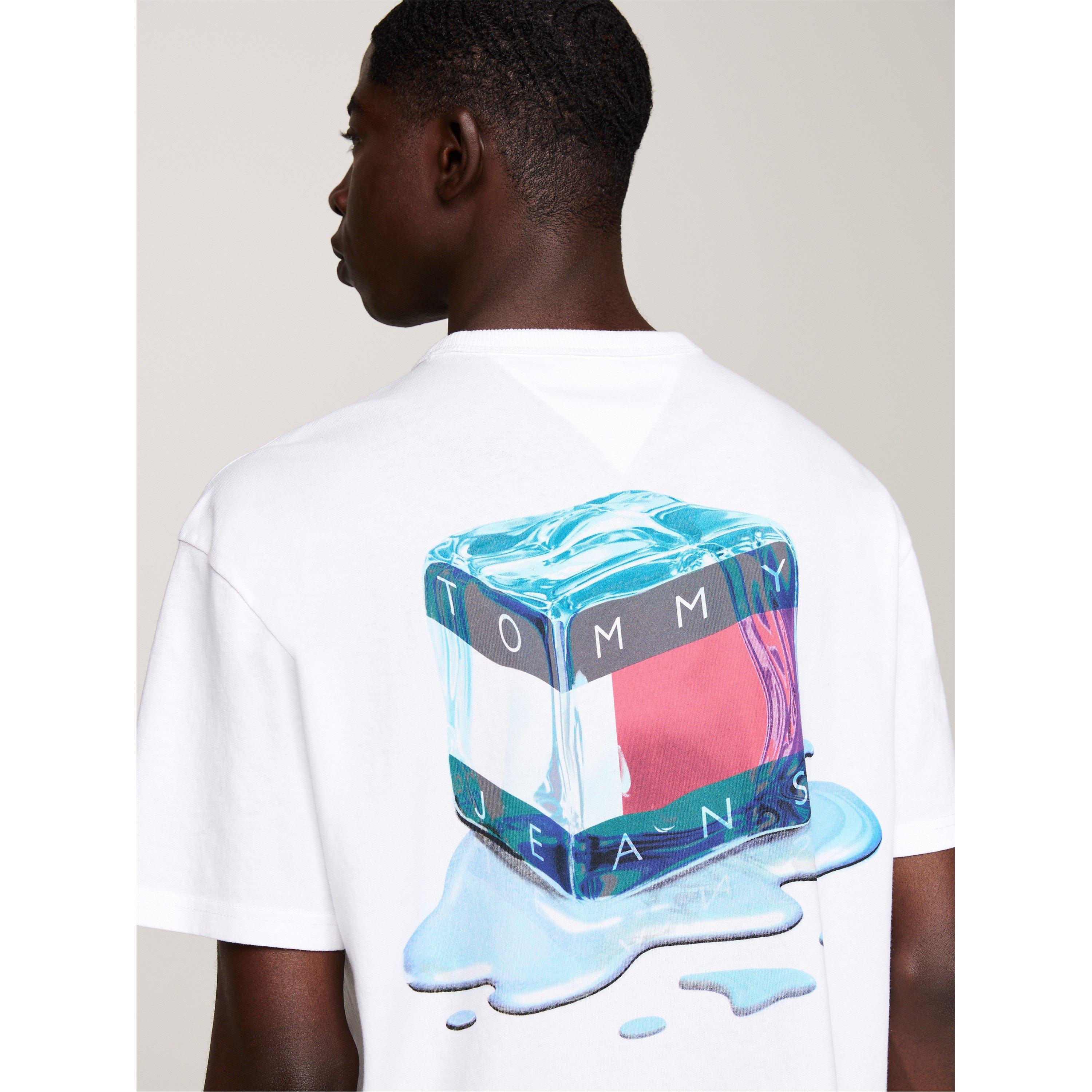 Wit - Tommy Jeans - Fun Novelty Short-sleeved T-shirt - 2