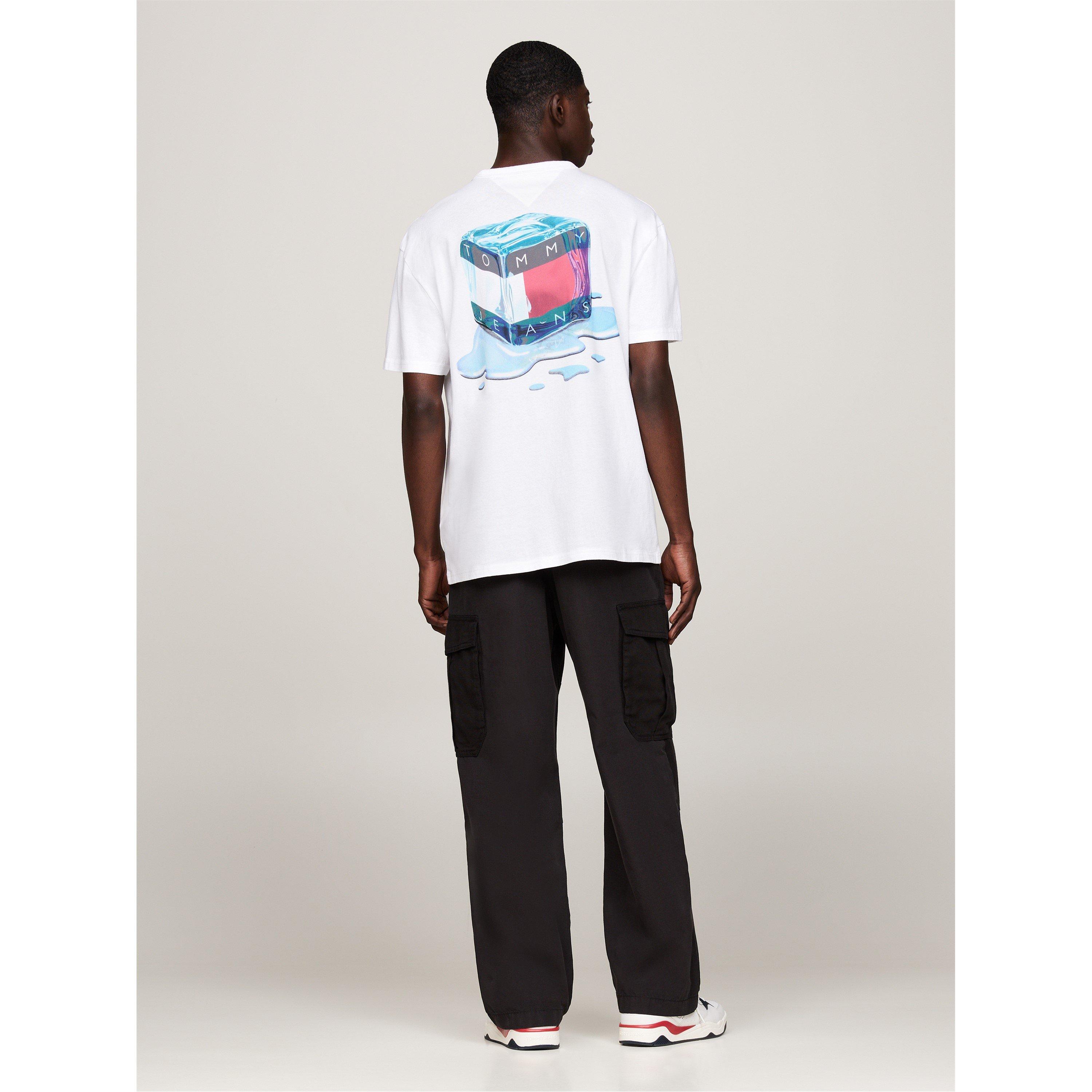 Wit - Tommy Jeans - Fun Novelty Short-sleeved T-shirt - 4