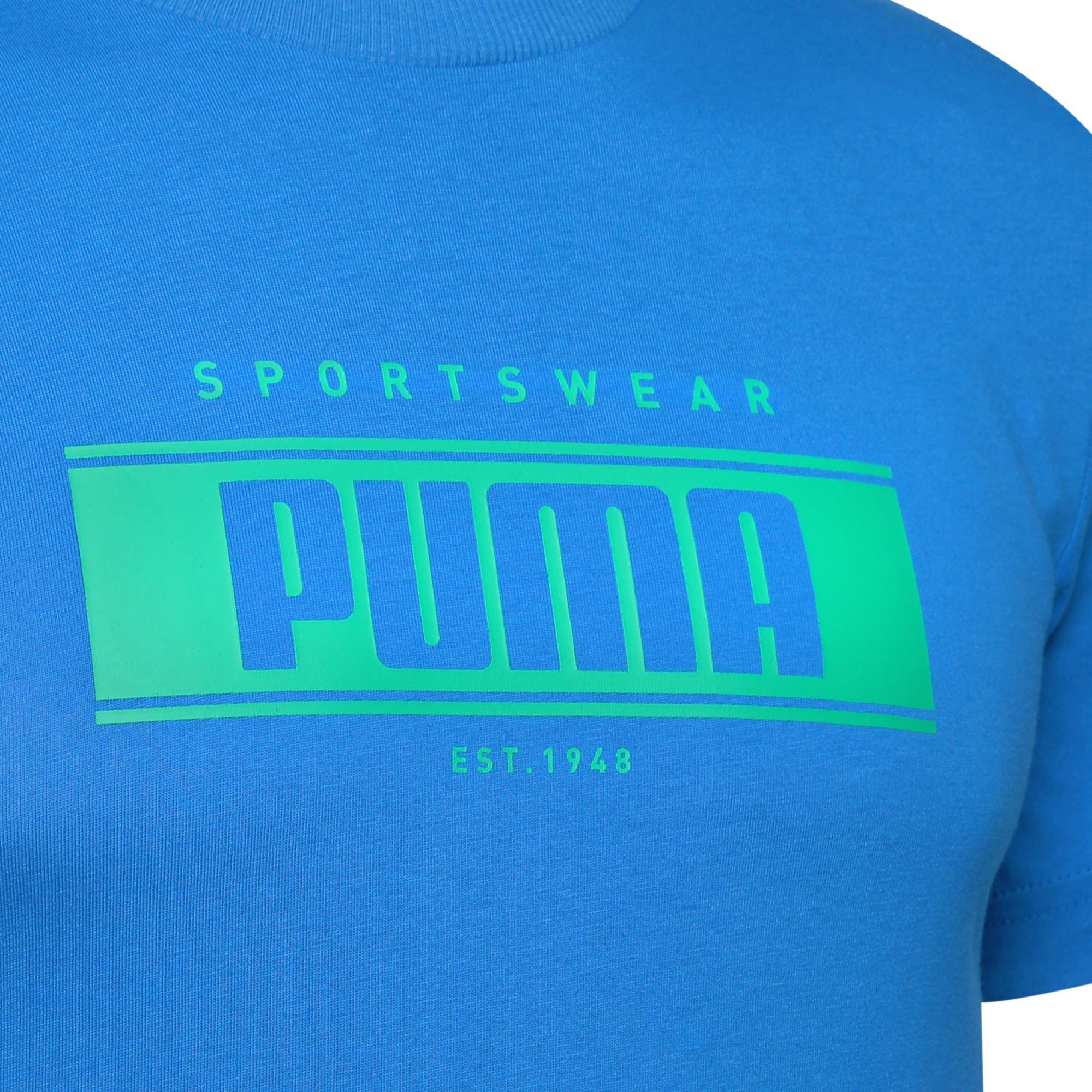 Victoria Blue - Puma - Graphic Print T-Shirt Mens - 2