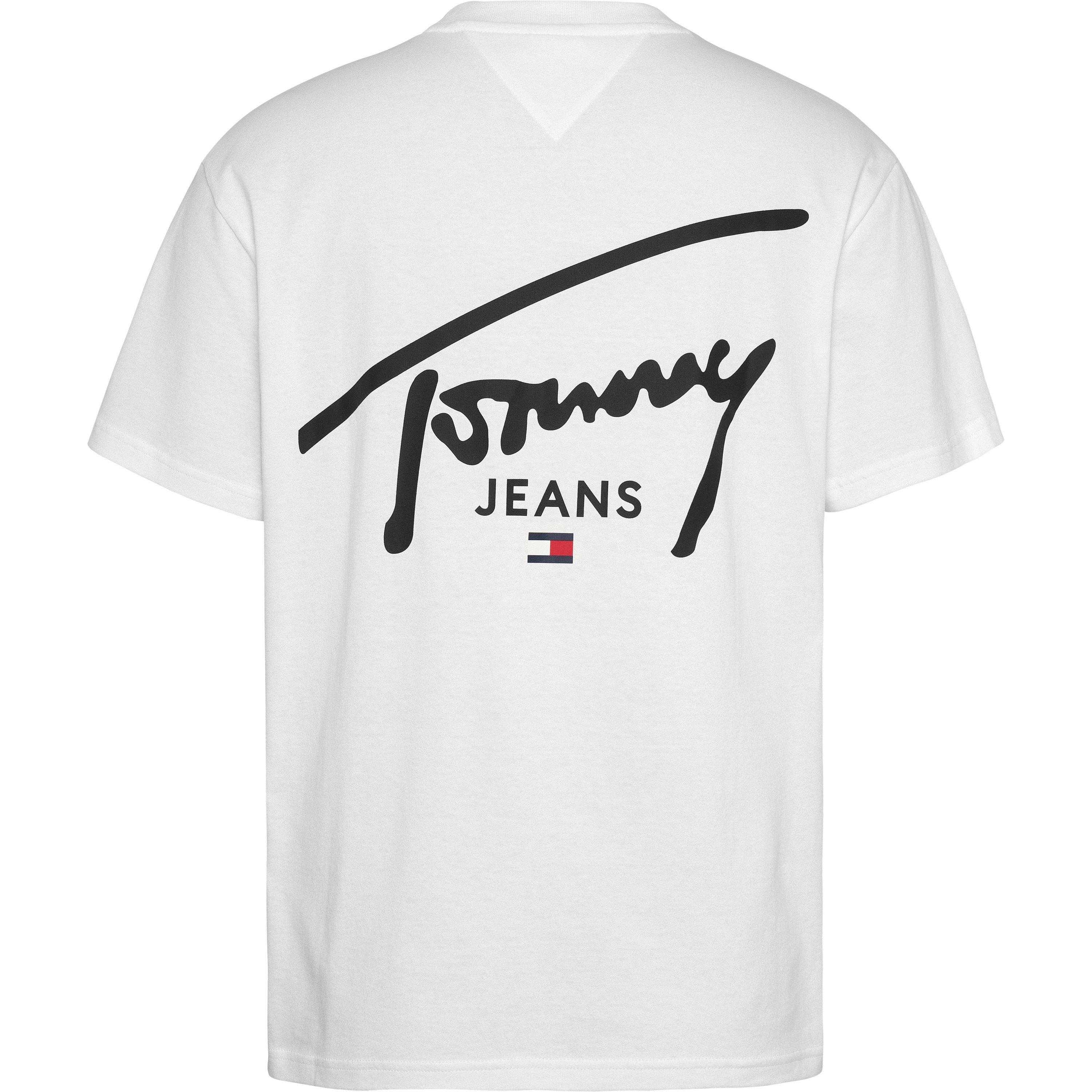 Bijela - Tommy Jeans - Tjm Reg Signature Print Tee Ext - 2