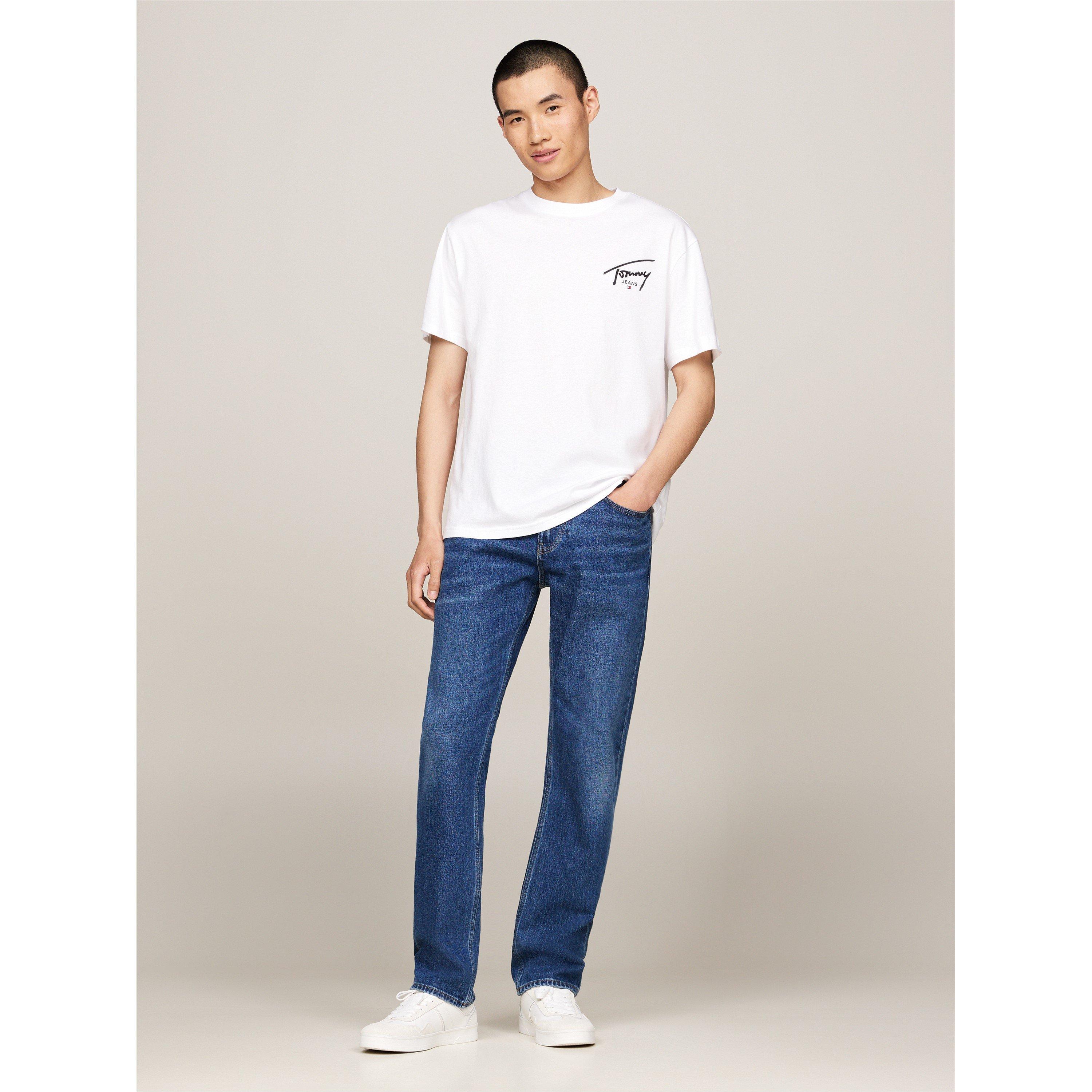 Bijela - Tommy Jeans - Tjm Reg Signature Print Tee Ext - 3