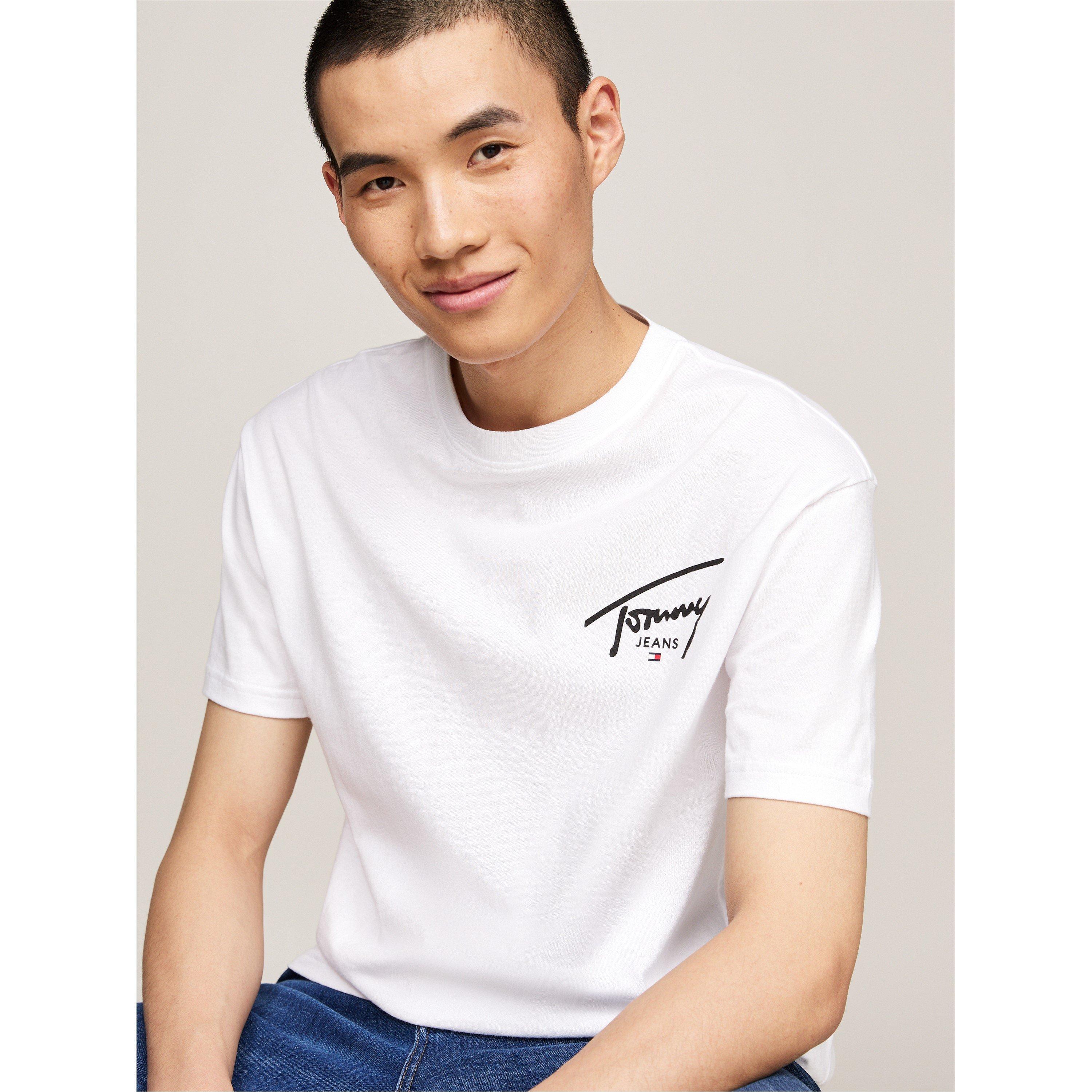 Bijela - Tommy Jeans - Tjm Reg Signature Print Tee Ext - 6
