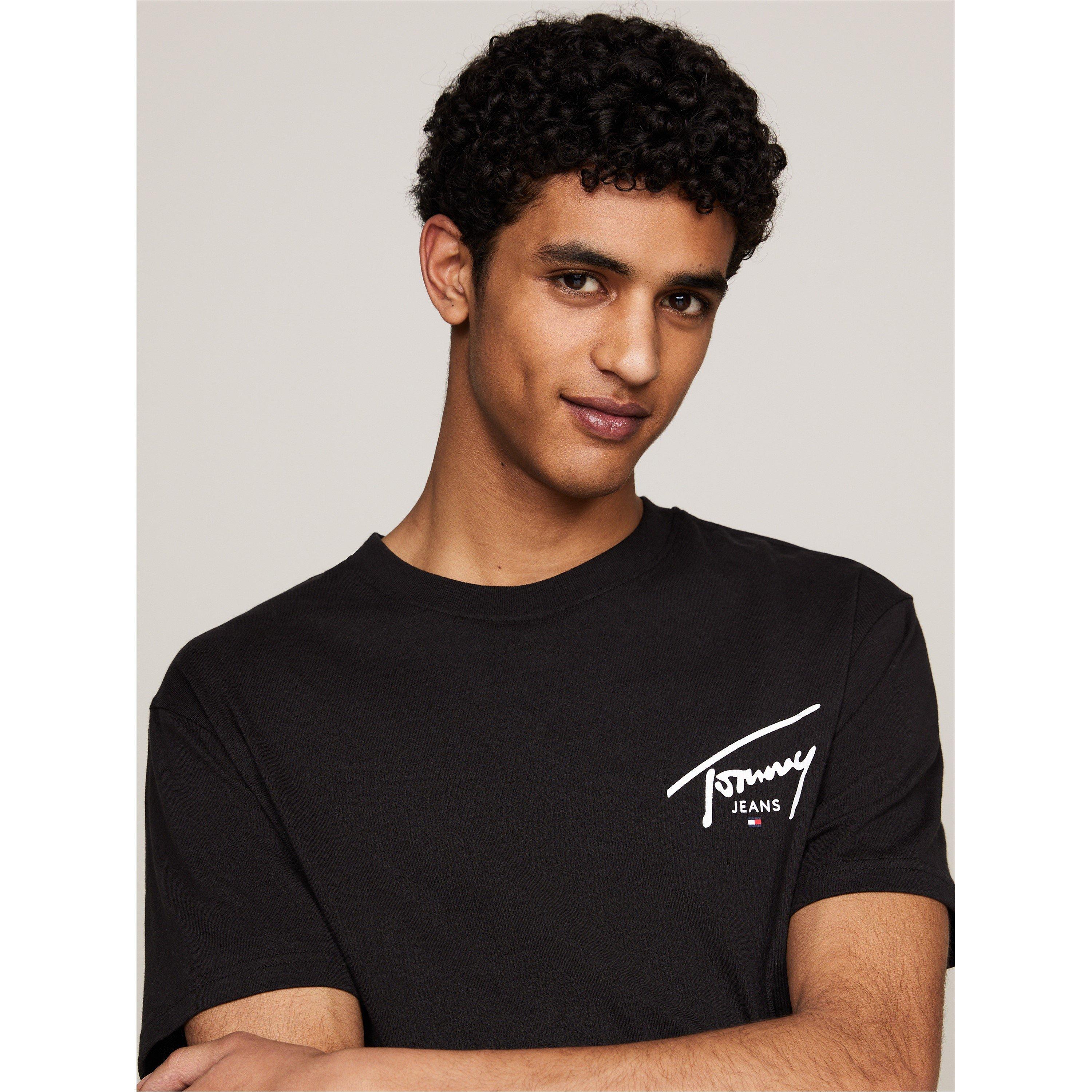 Black - Tommy Jeans - Tjm Reg Signature Print Tee Ext - 6