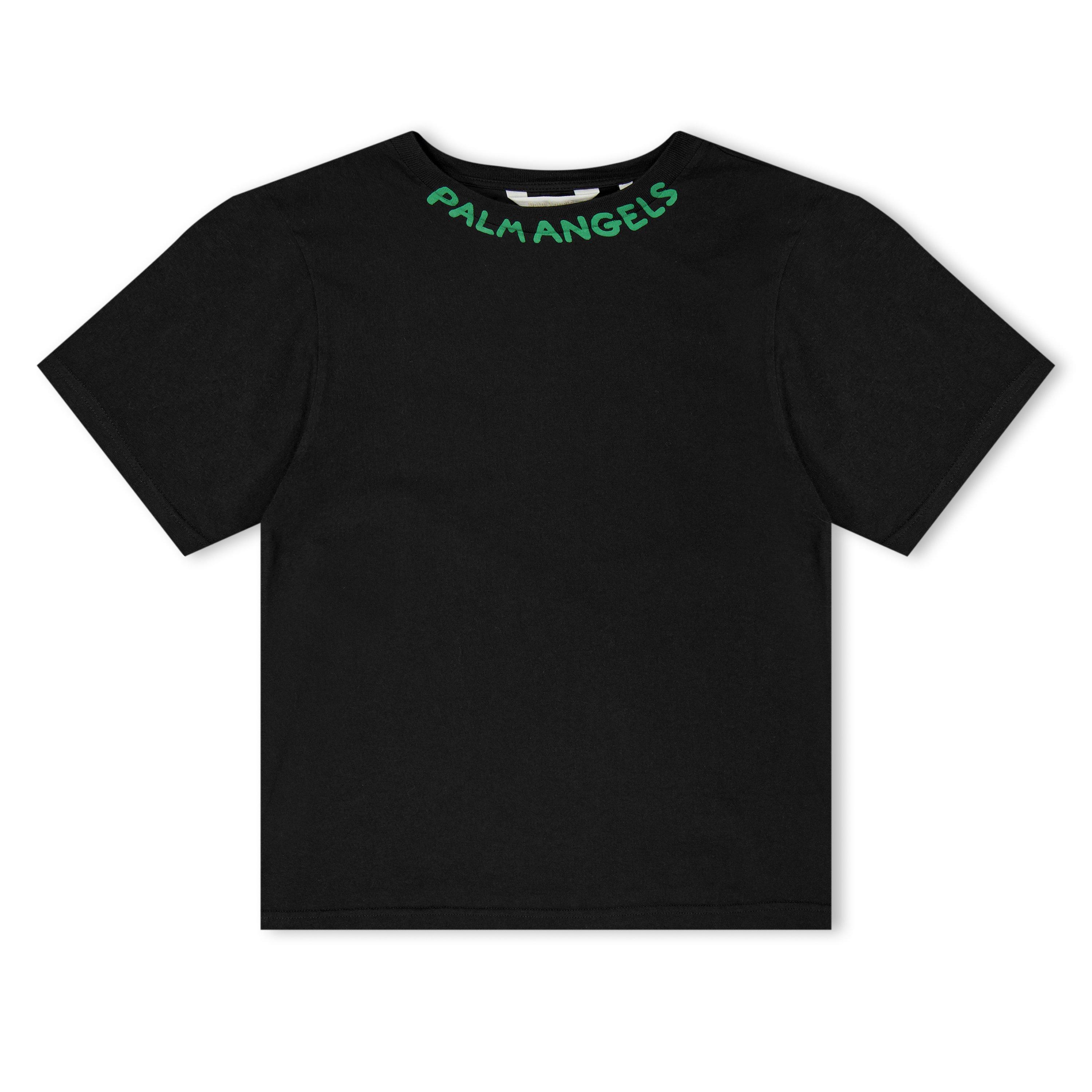 Palm Angels Boys Kids' Logo T-Shirt - Black 1055 - 12Y+