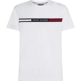 Tommy Hilfiger Logo Panel T Shirt