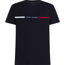 Tommy Hilfiger Logo Panel T Shirt