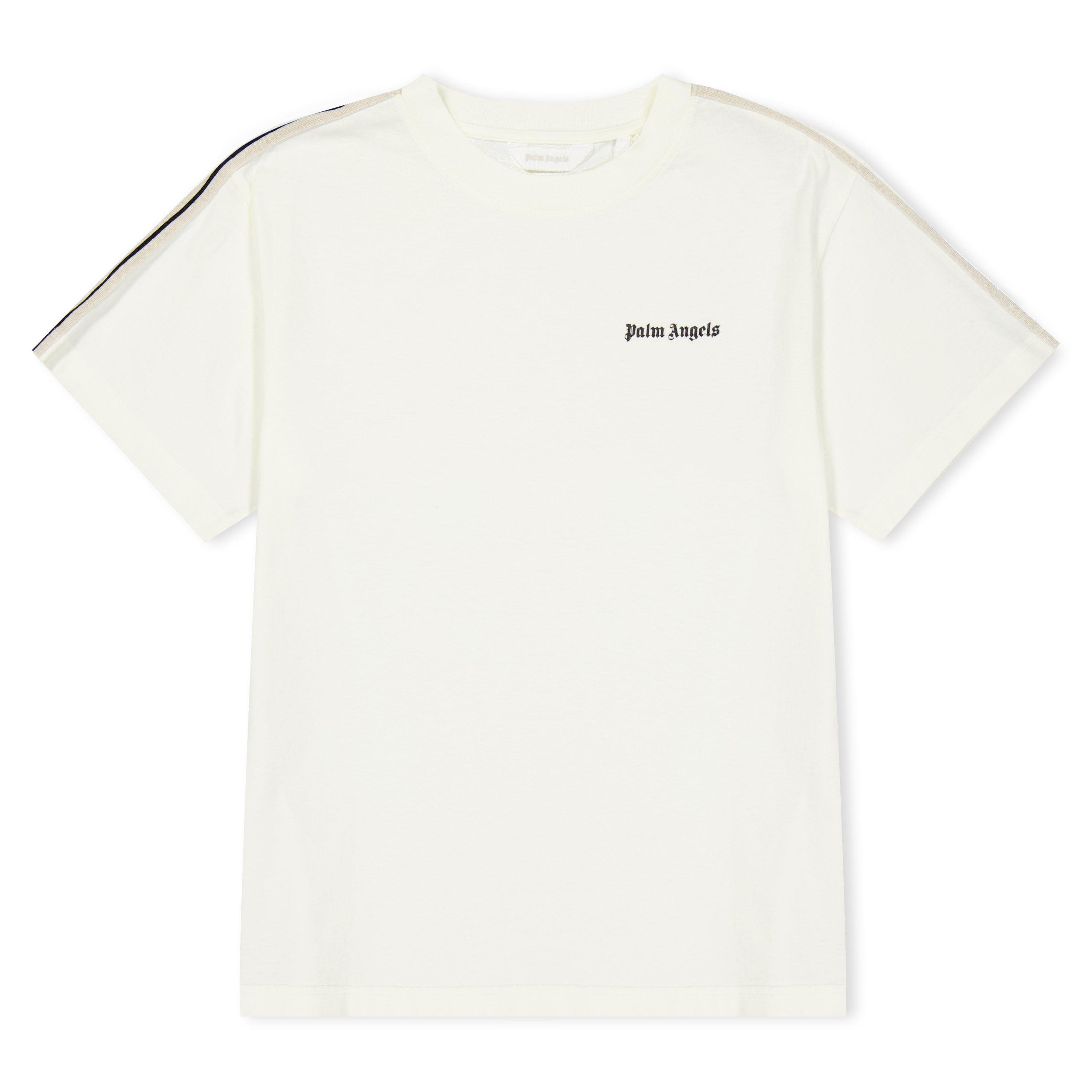 Palm Angels Boys Track T-Shirt Juniors - Cream 0410 - 12Y+