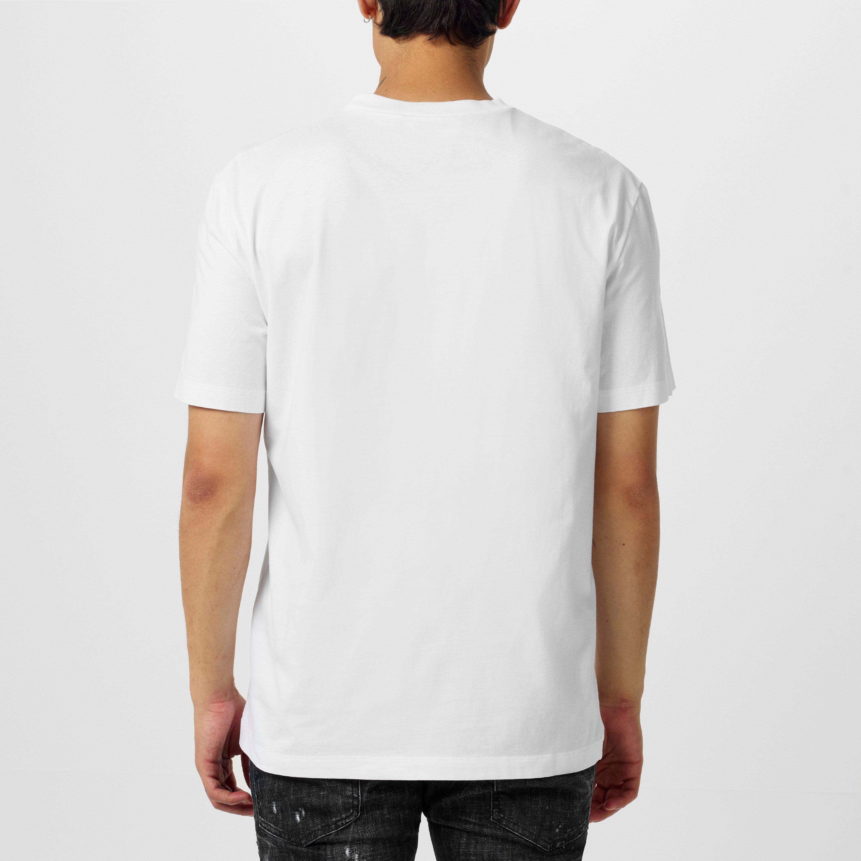 White - DSquared2 - Dsq2 Regular Fit T-Shirt - 4