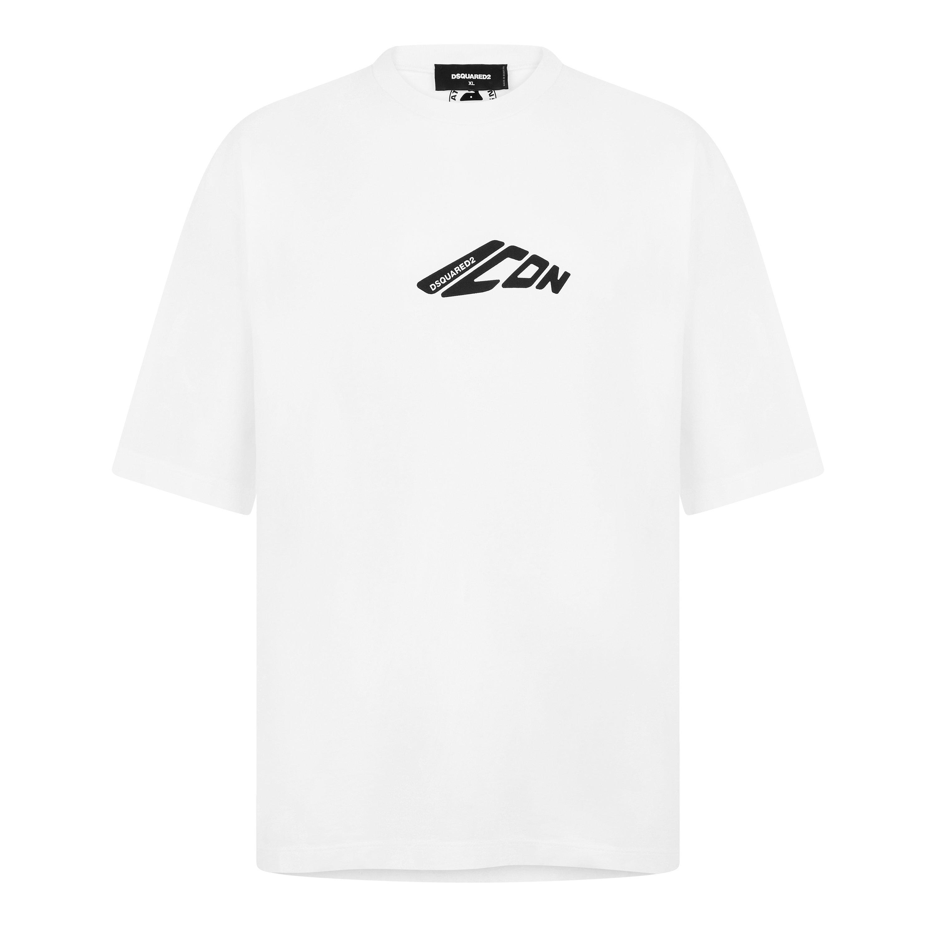 White - DSquared2 - New Icon T-Shirt - 1